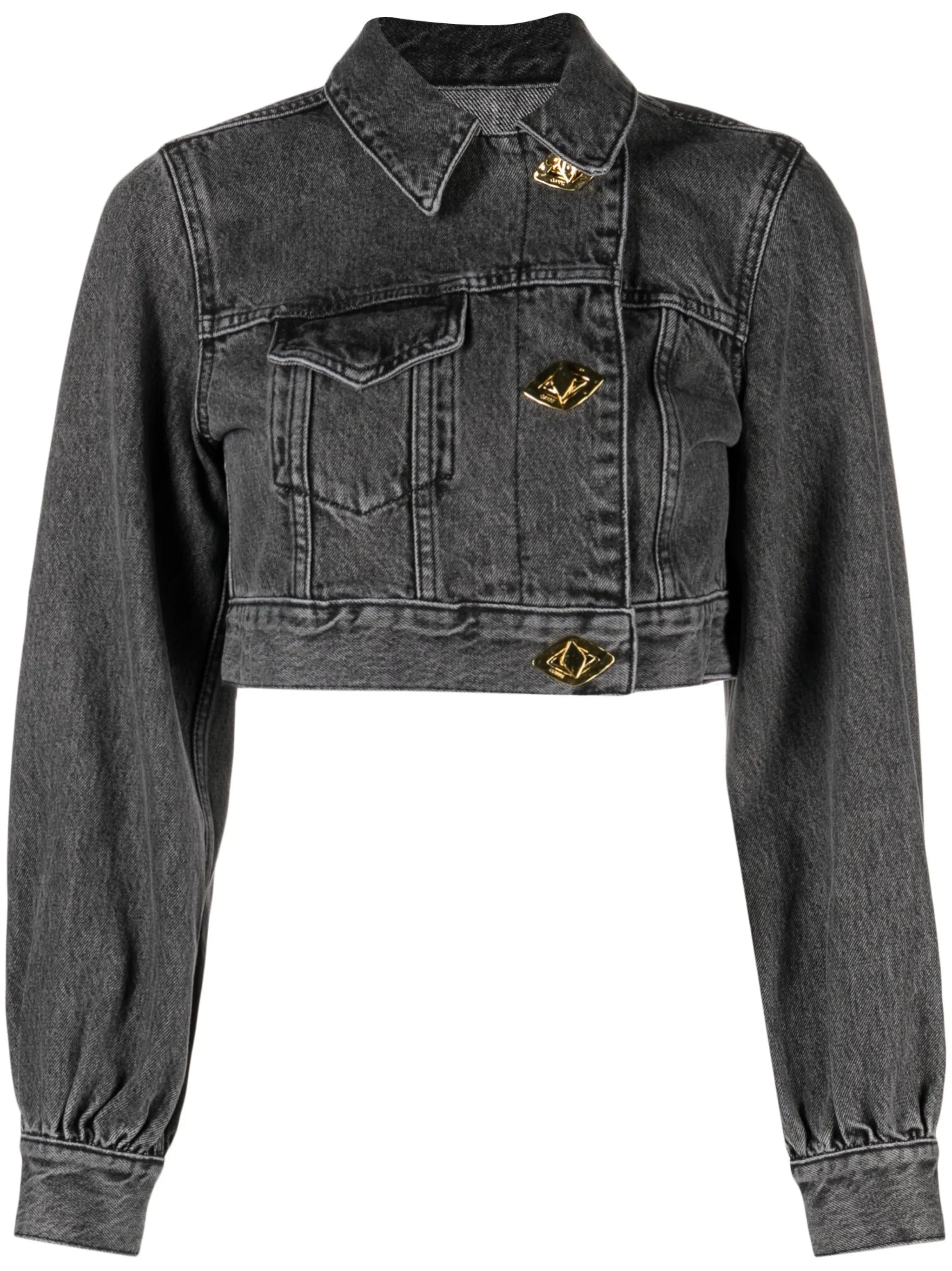 cropped denim jacket