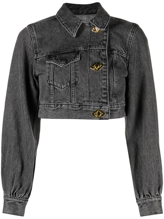 cropped denim jacket