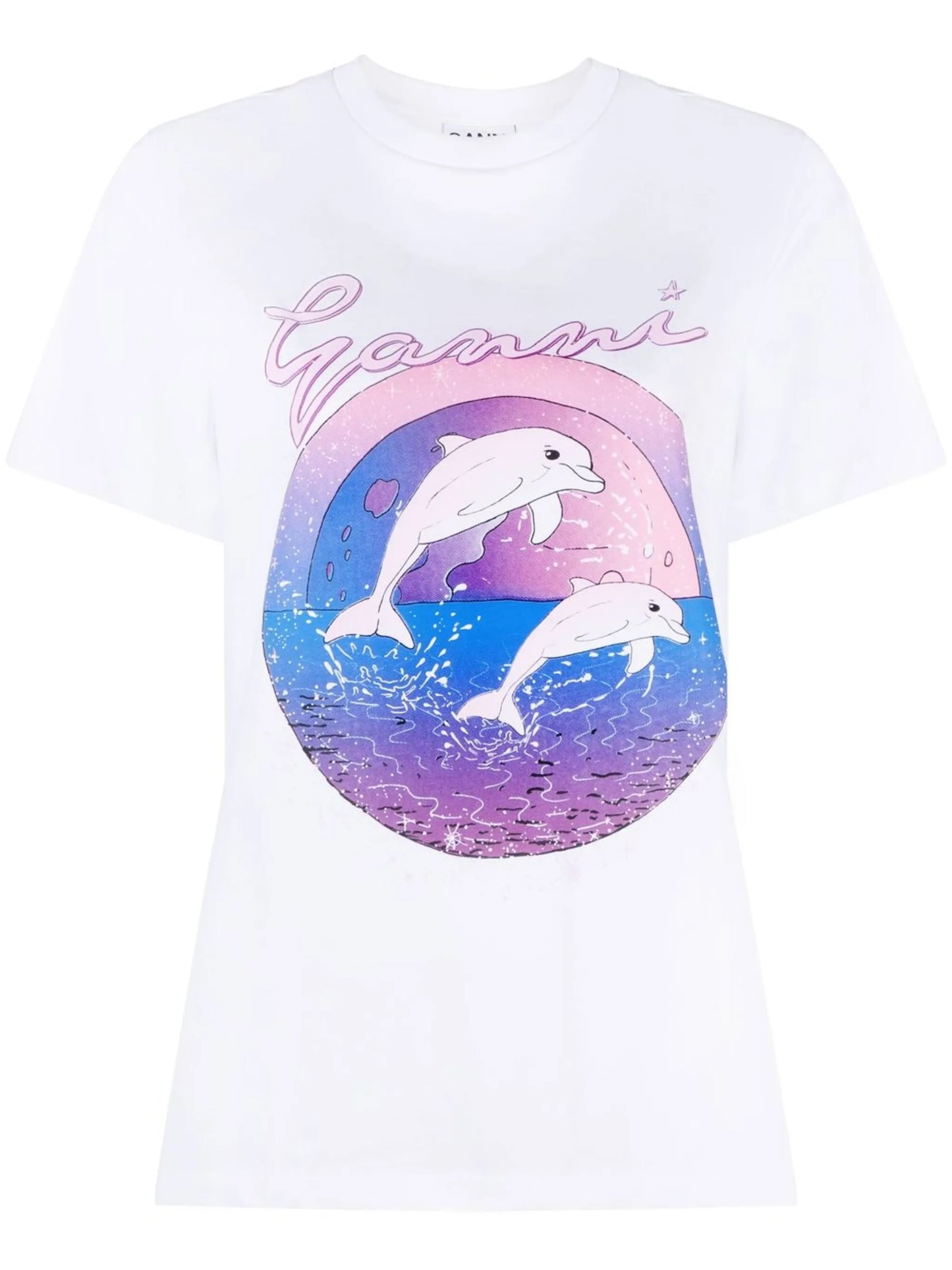 graphic-print organic-cotton T-shirt