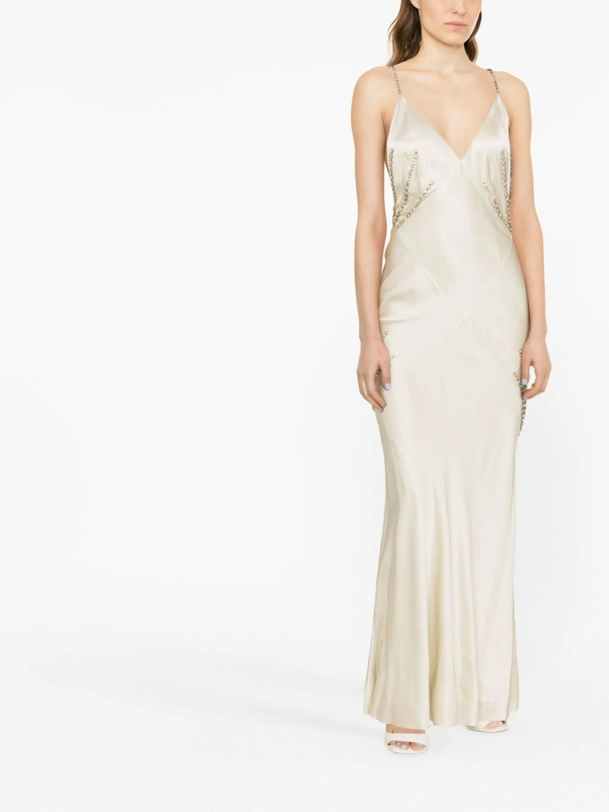 Pantomime crystal-embellished maxi dress