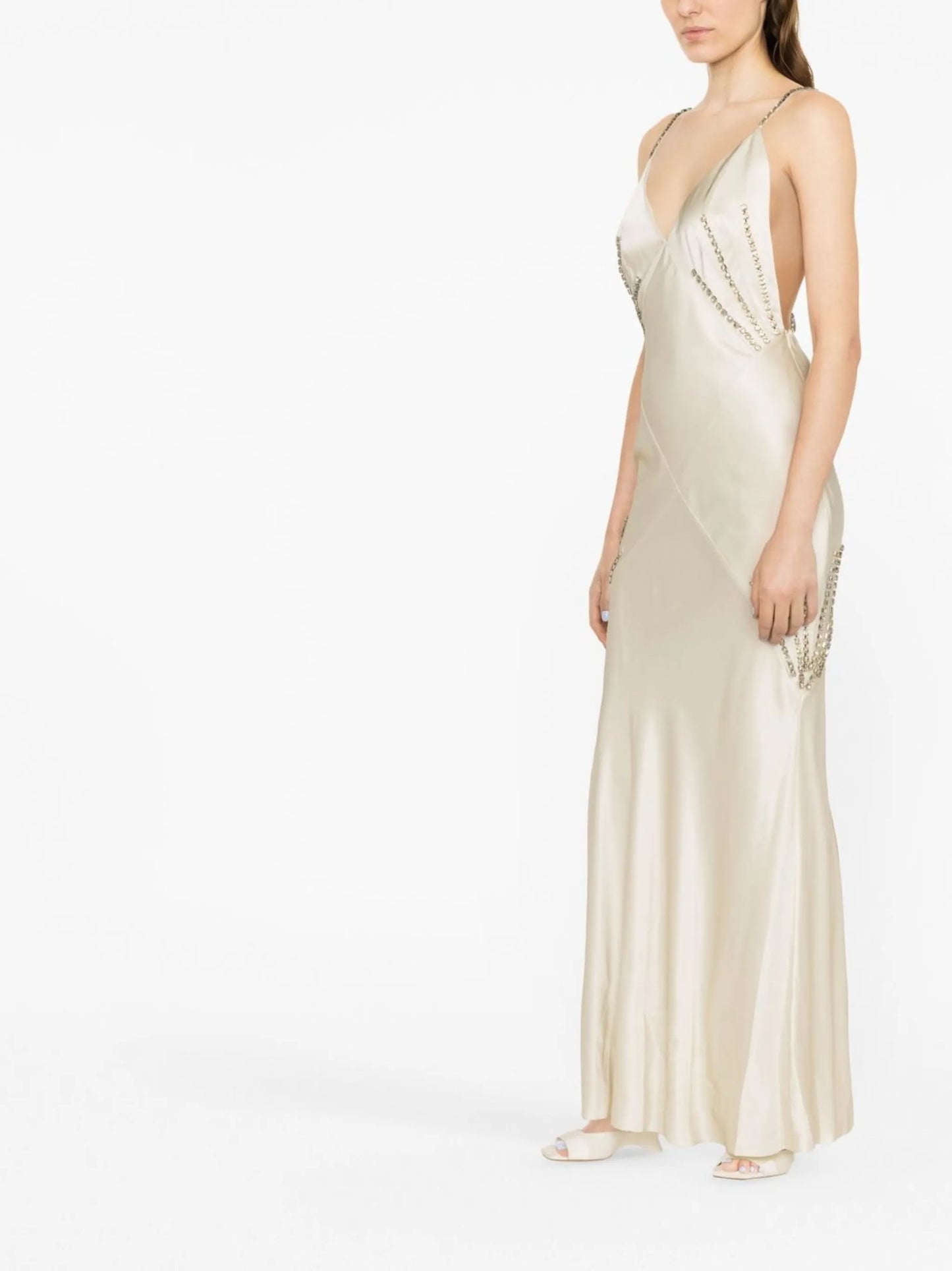 Pantomime crystal-embellished maxi dress