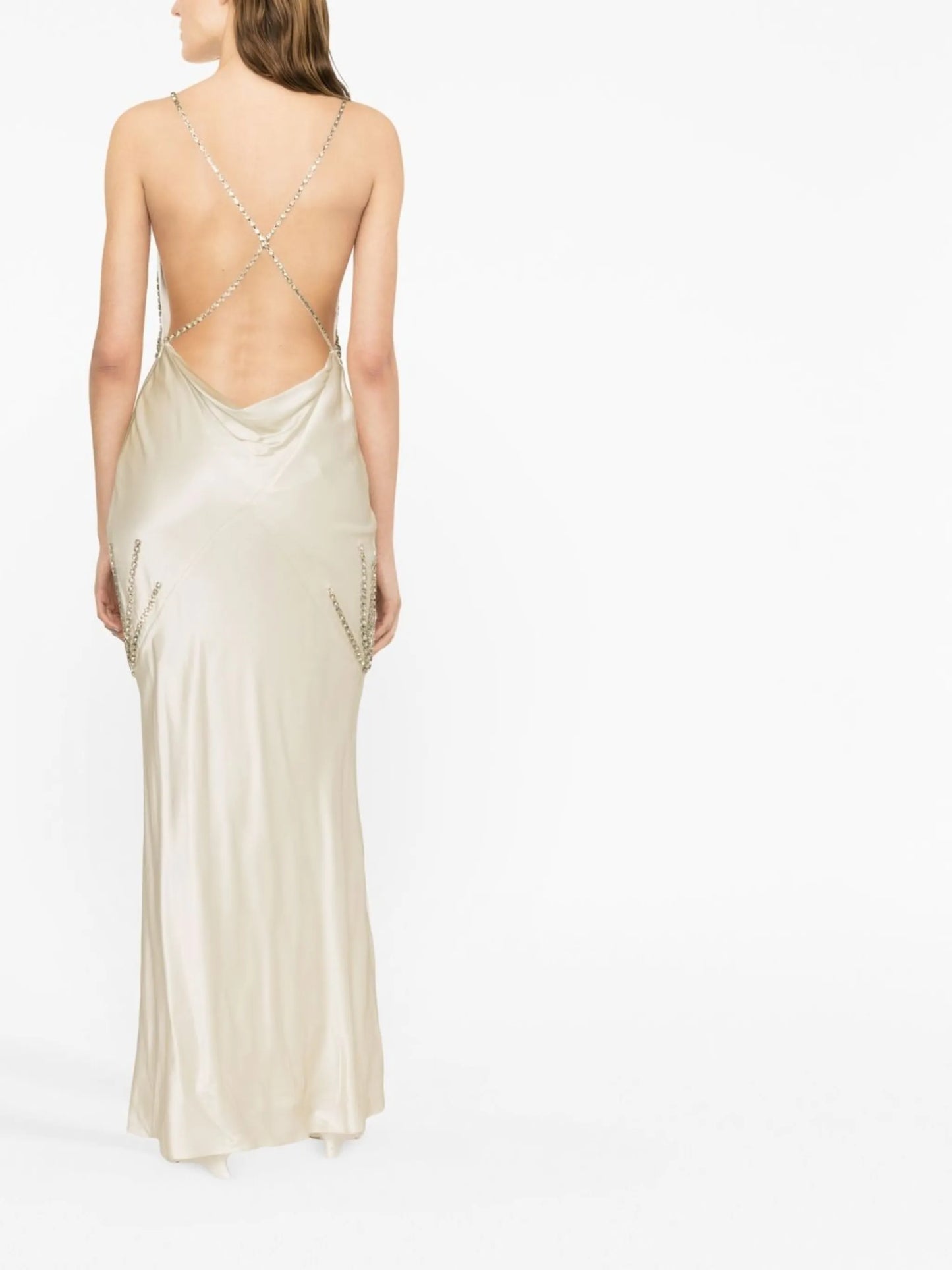 Pantomime crystal-embellished maxi dress