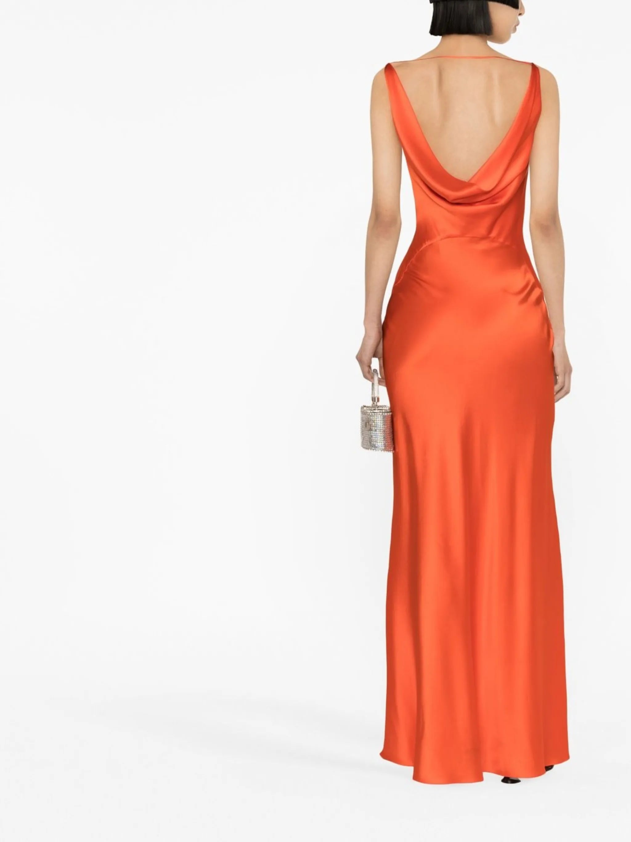 Colombina silk maxi dress