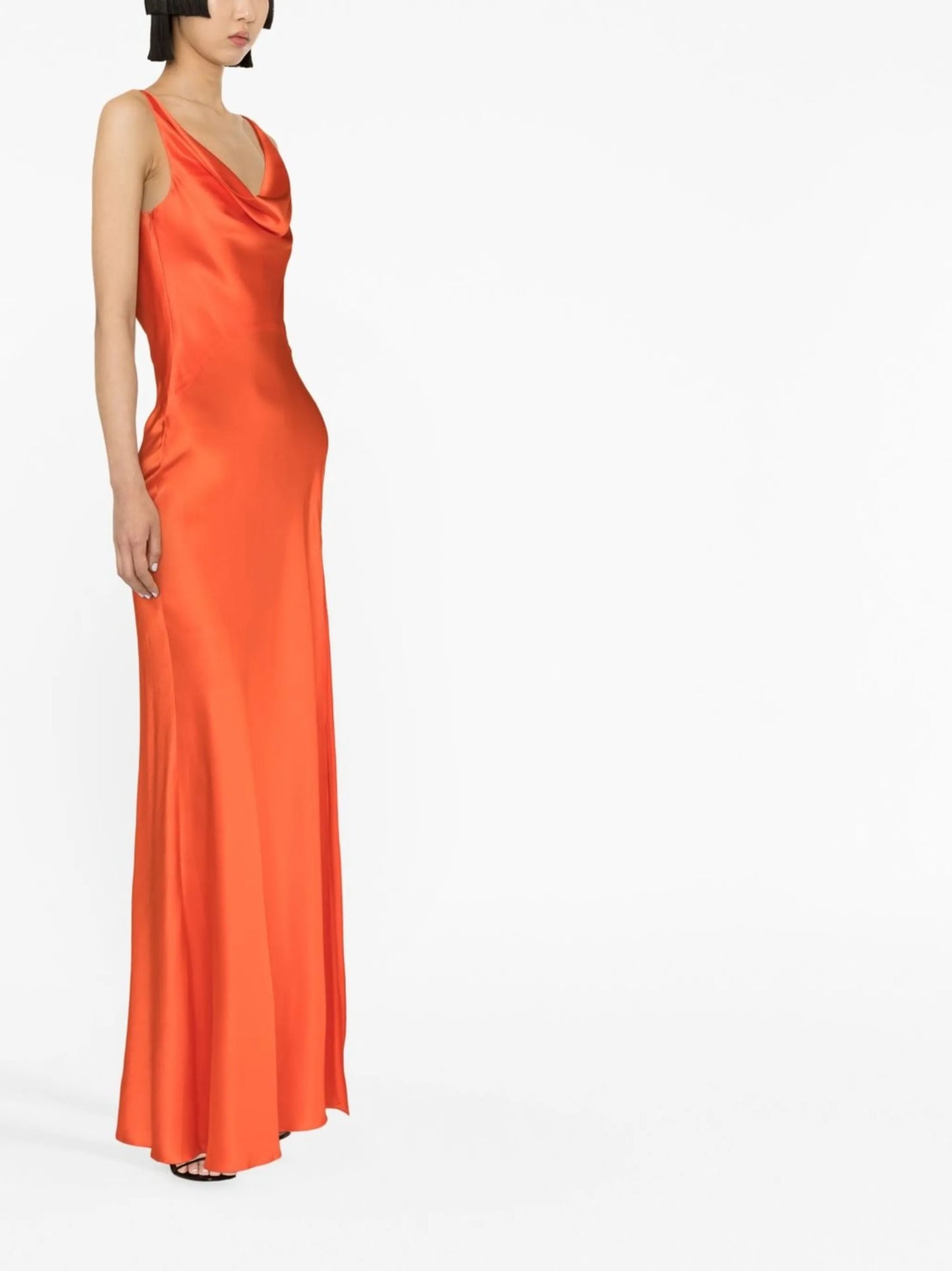 Colombina silk maxi dress