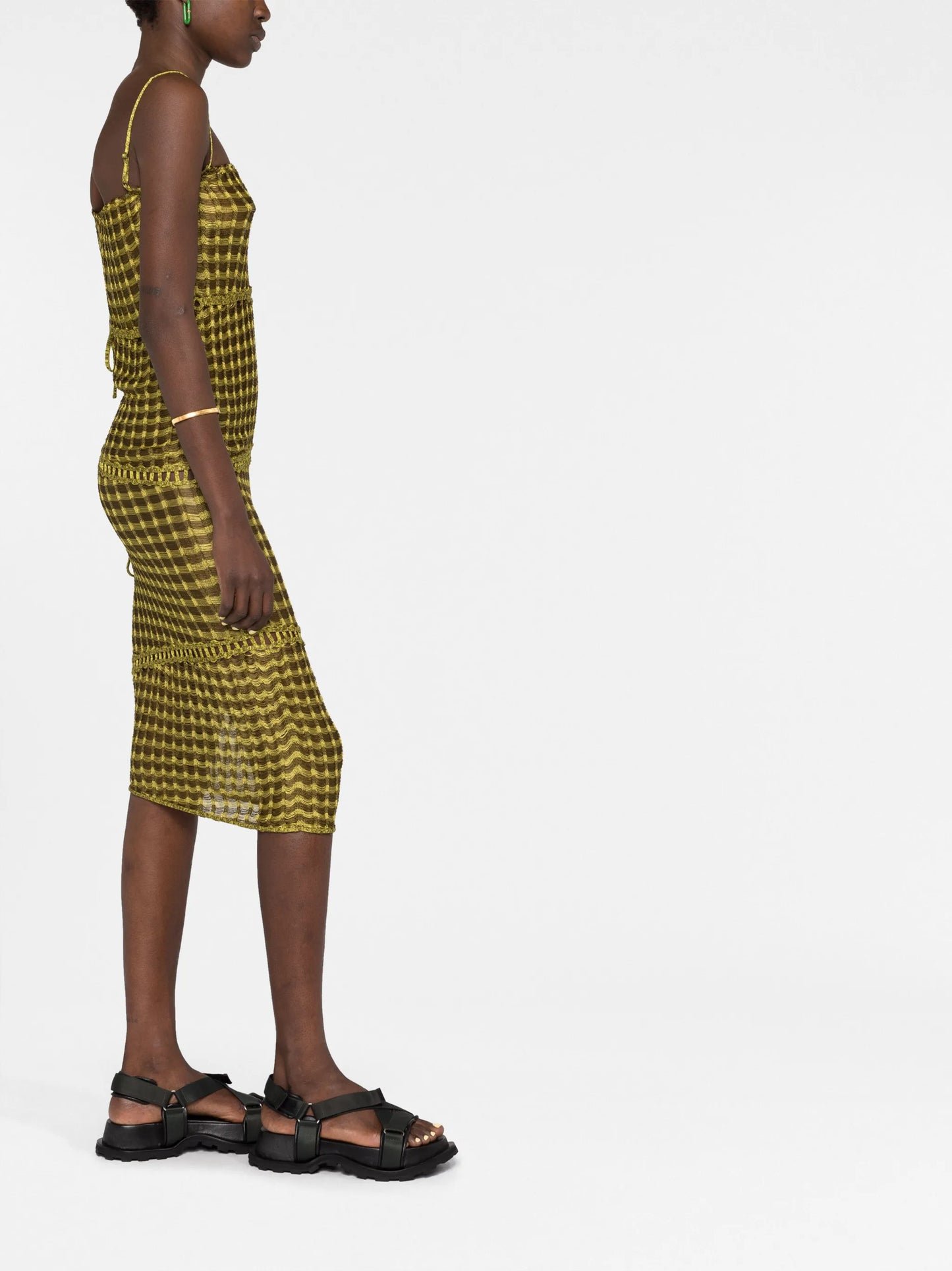 jigsaw knitted midi dress