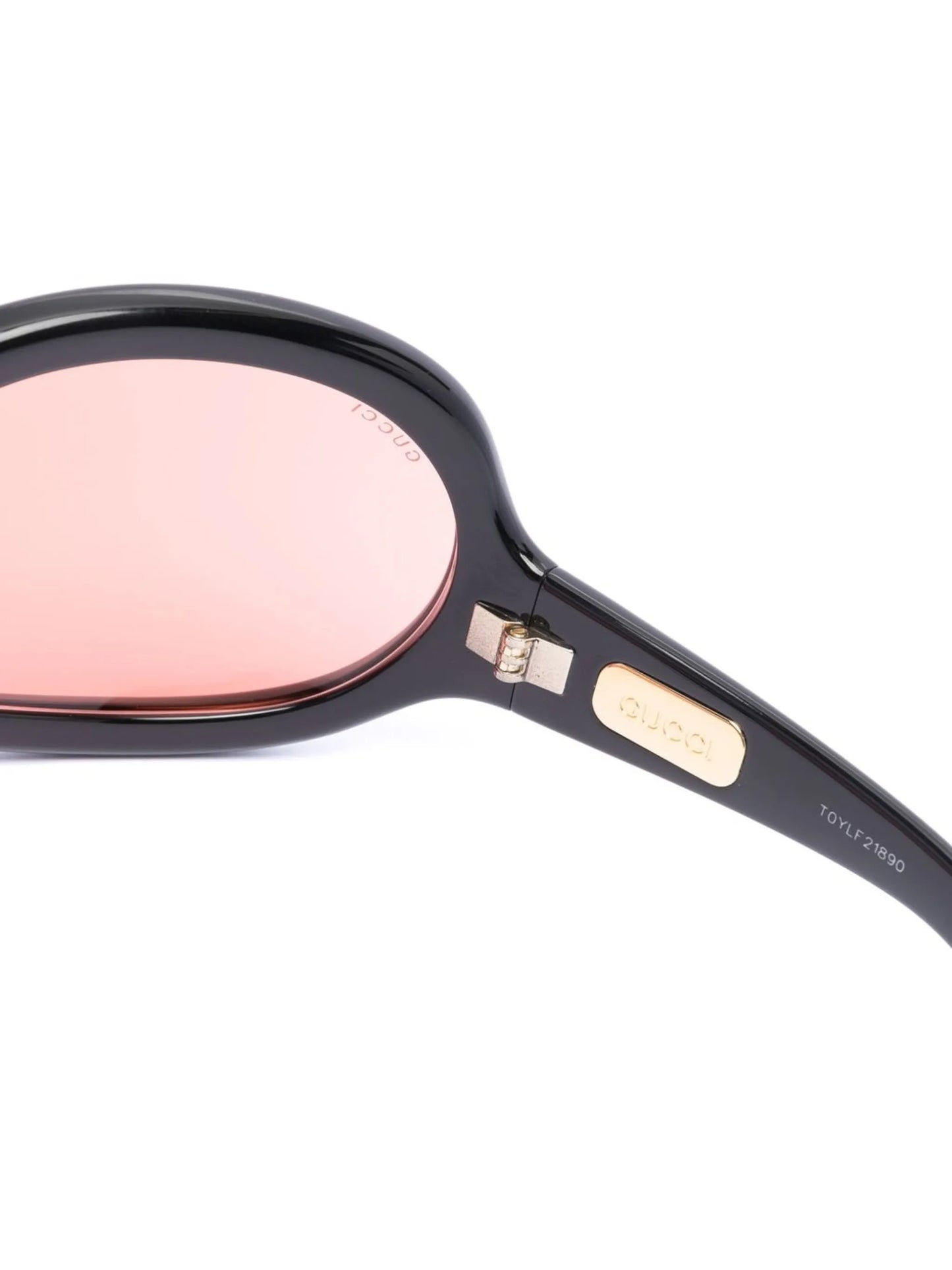 tinted oversize-frame sunglasses