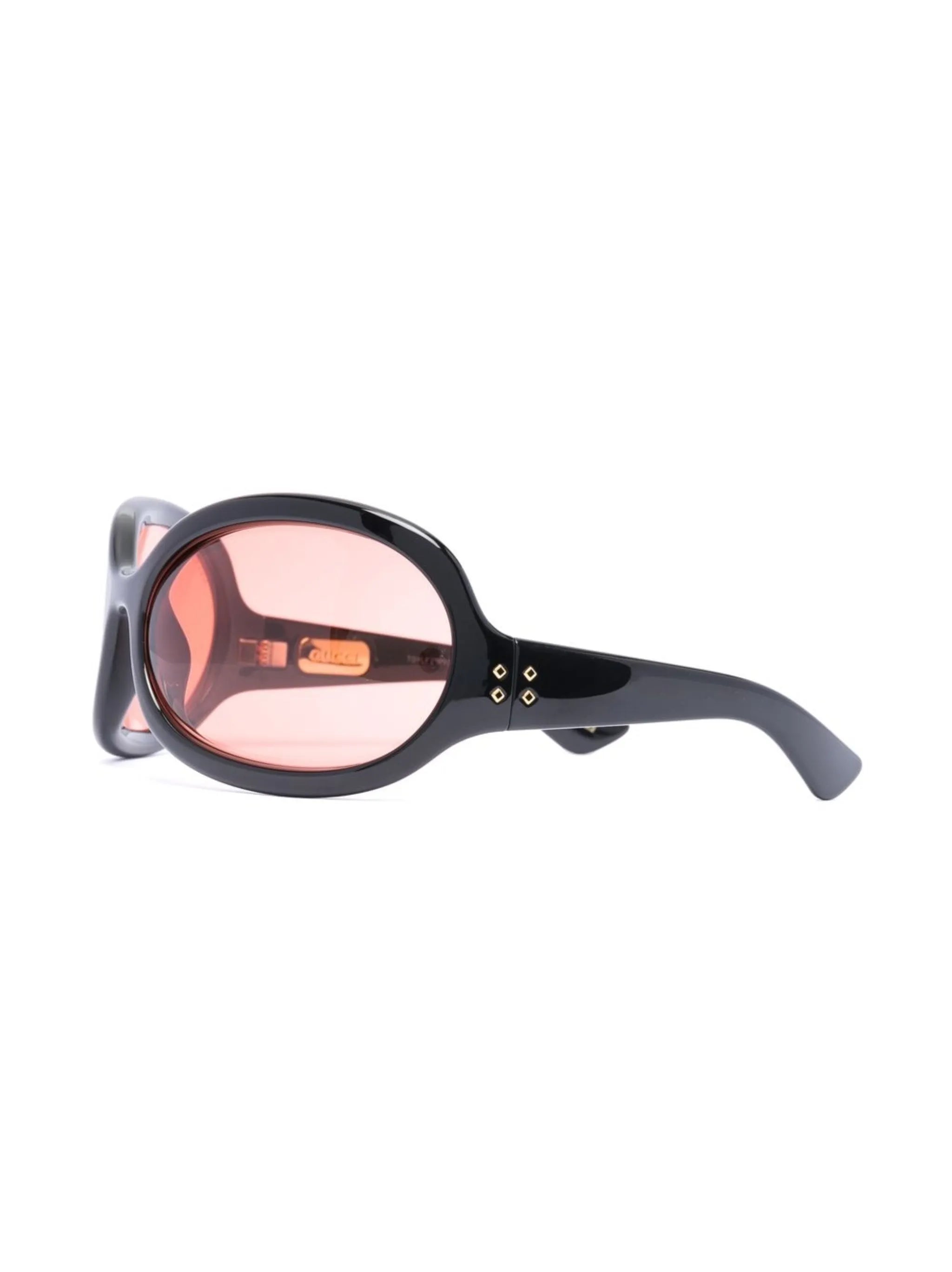 tinted oversize-frame sunglasses