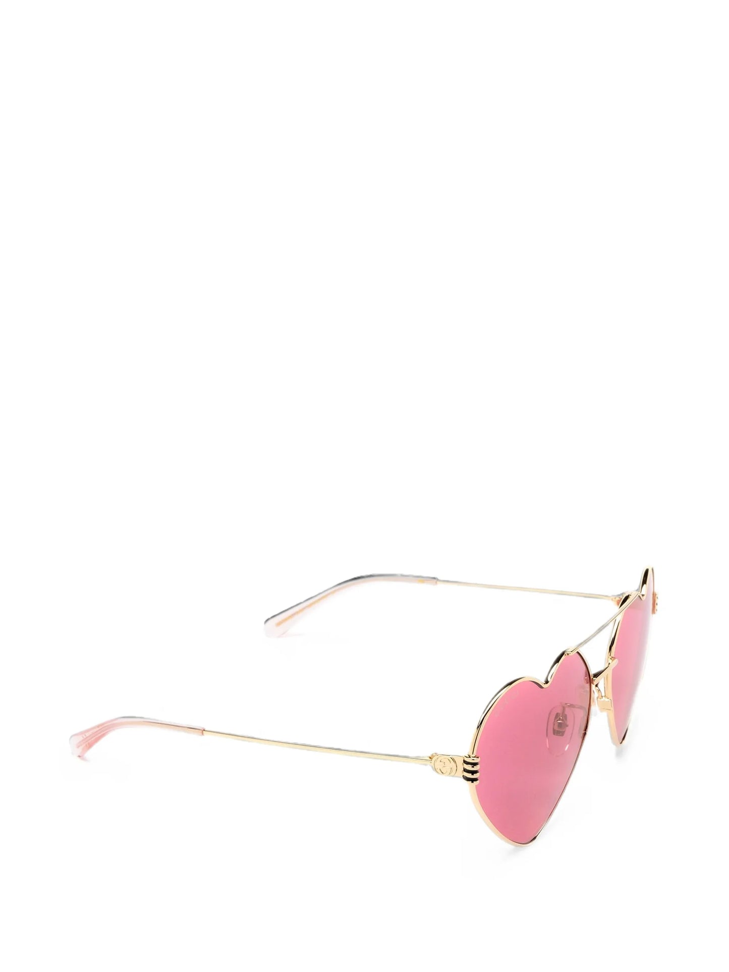 heart-frame wire sunglasses