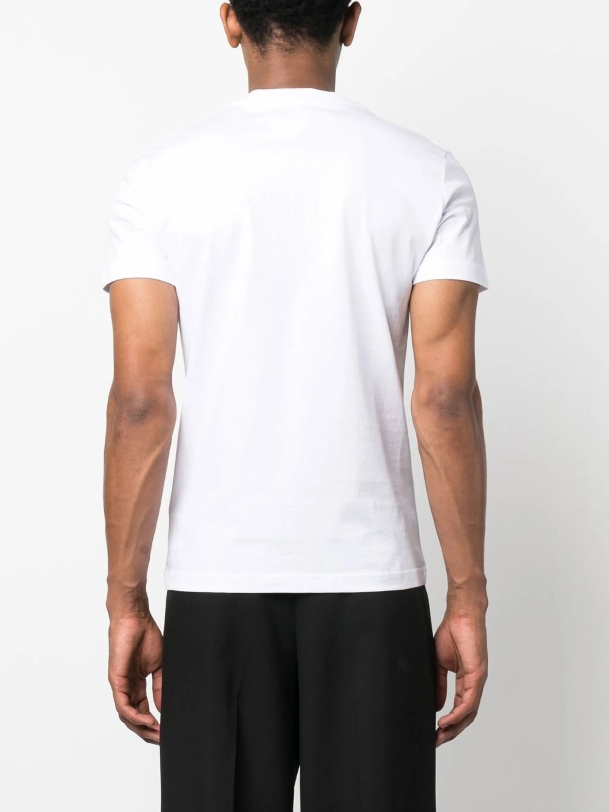 foil logo cotton T-shirt