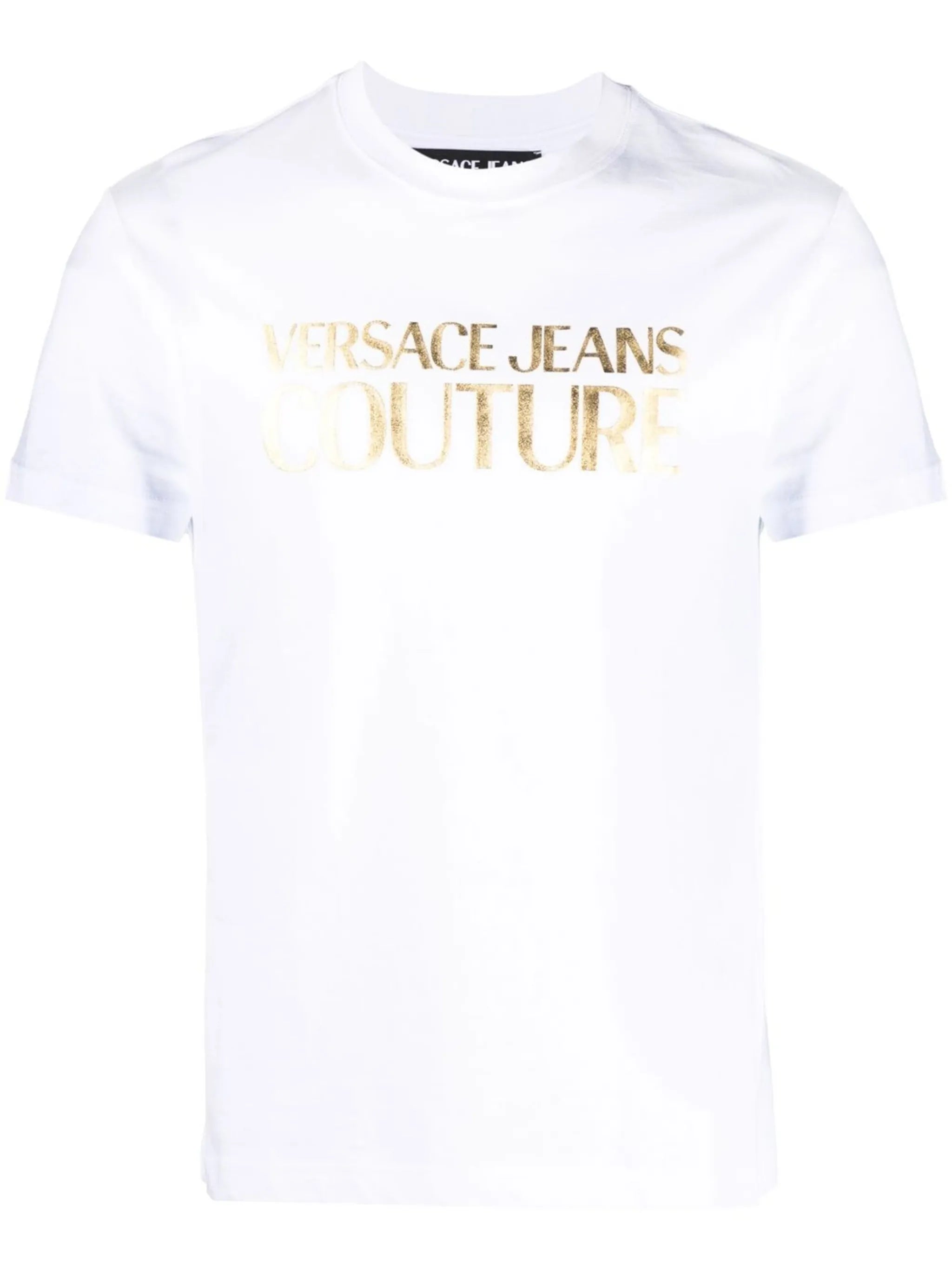 foil logo cotton T-shirt