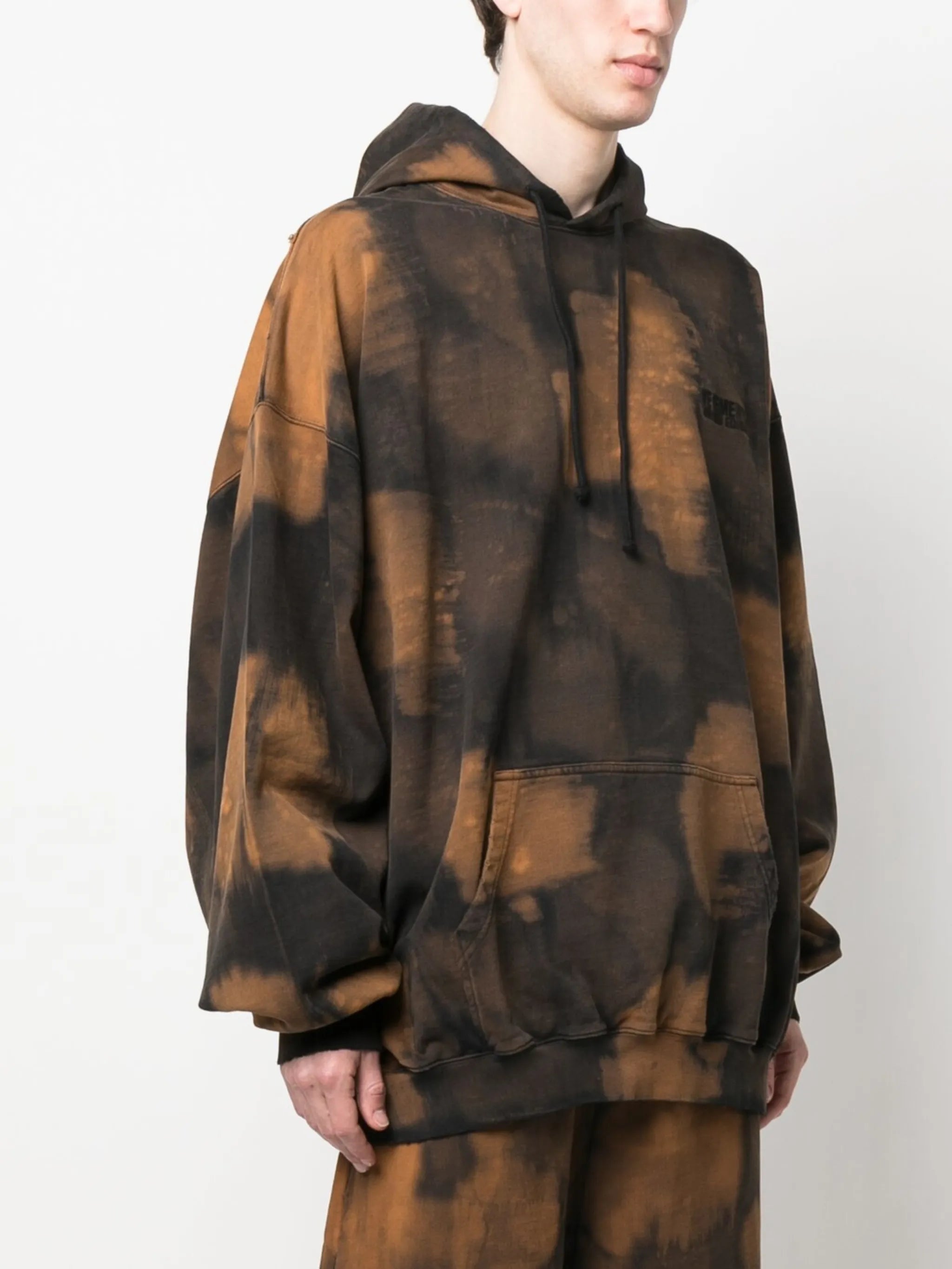 overbleached cotton hoodie