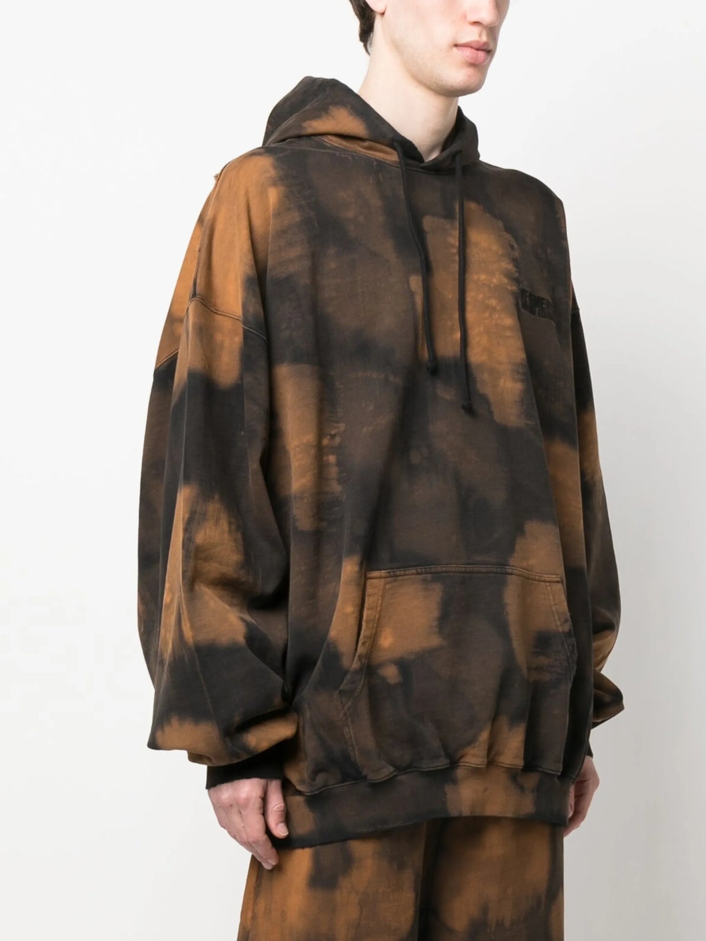 overbleached cotton hoodie