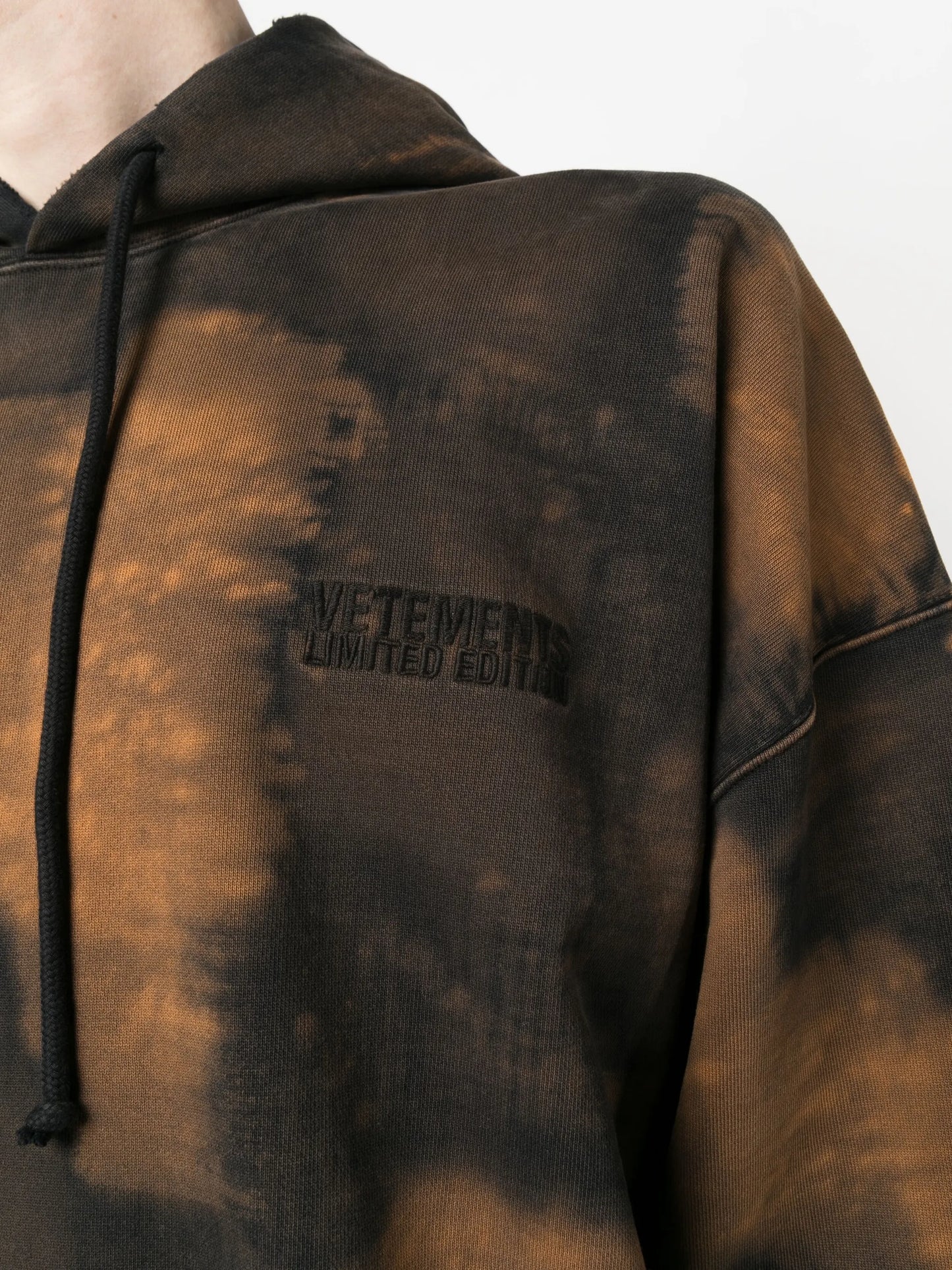 overbleached cotton hoodie