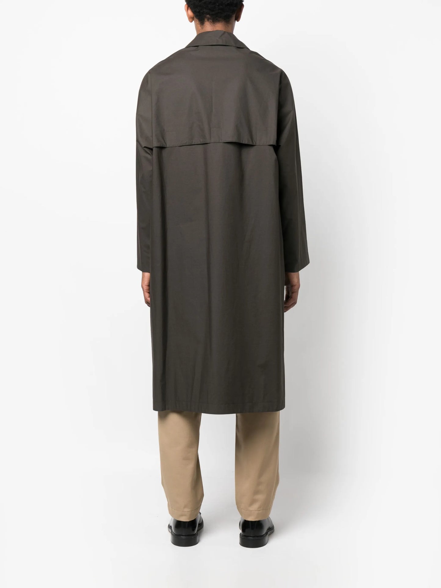 Steve organic-cotton waterproof coat