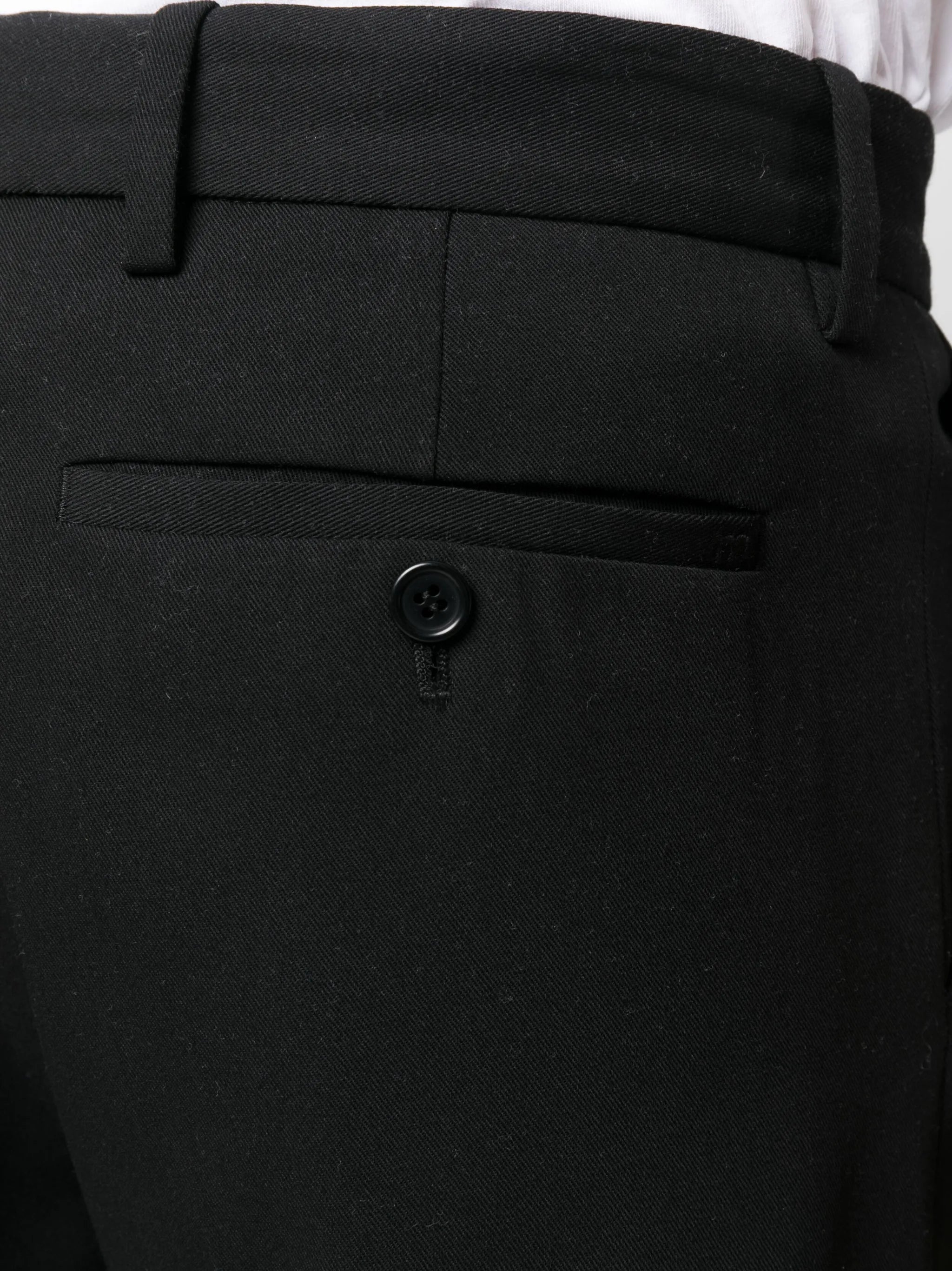 virgin-wool straight-leg trousers