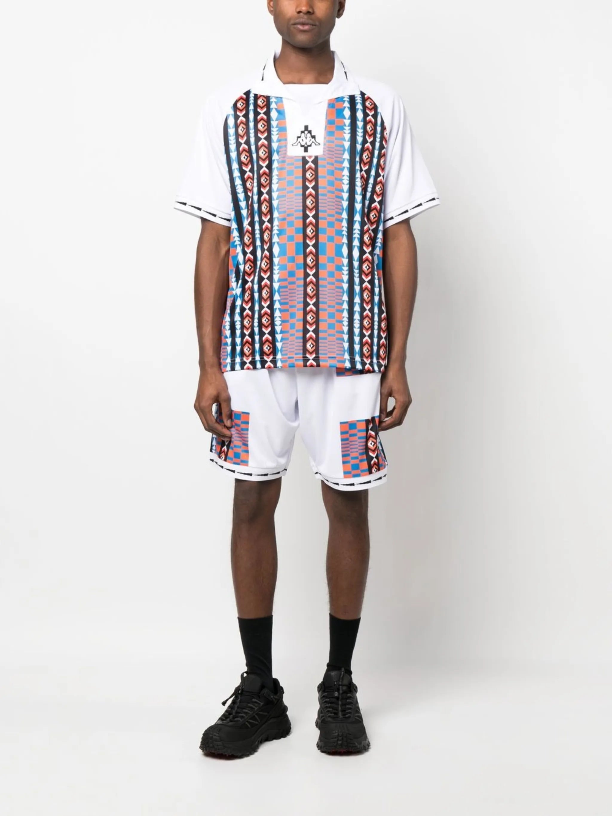 Aop Folk Kappa track shorts