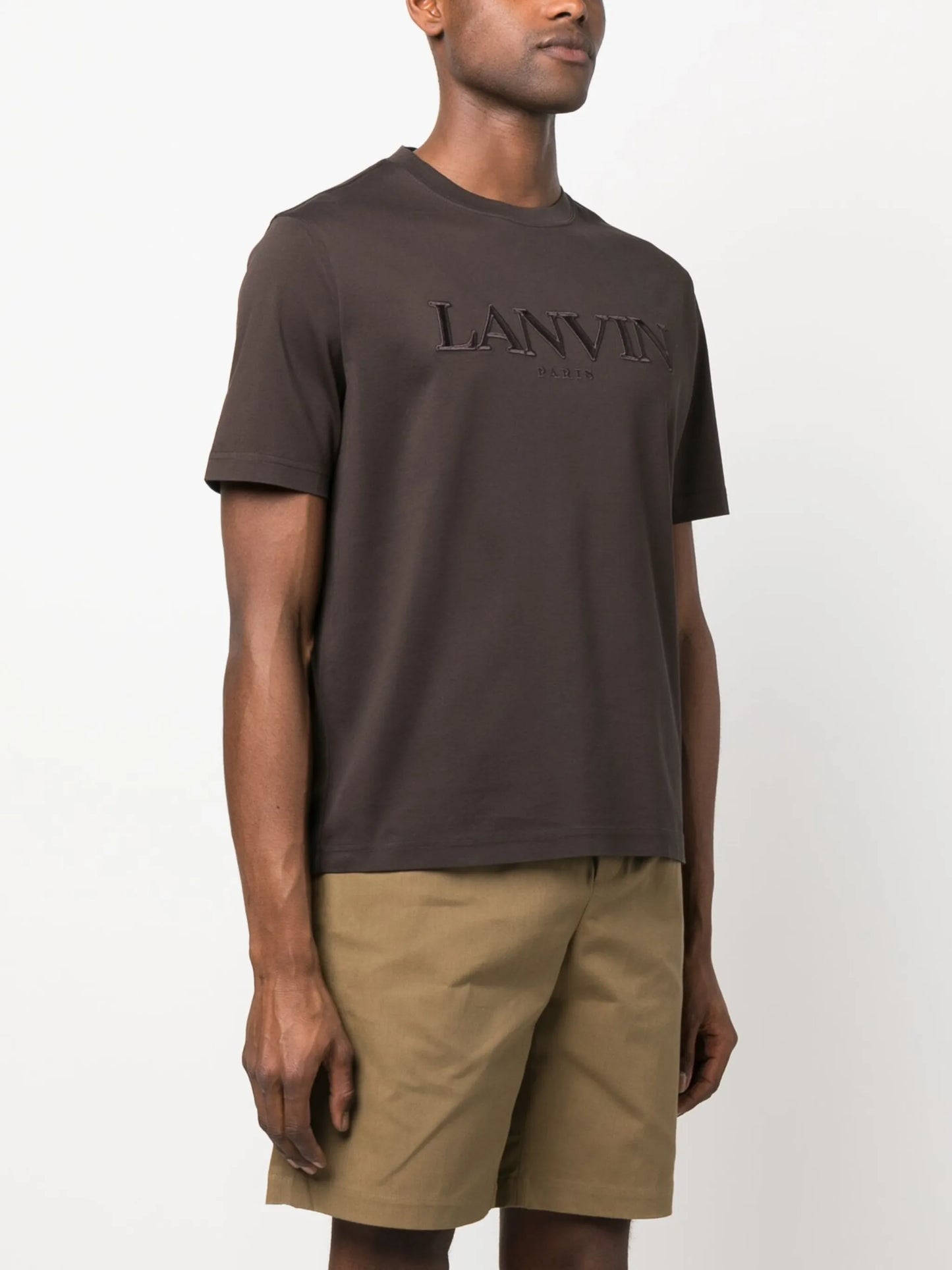 logo-embroidered short-sleeve T-shirt
