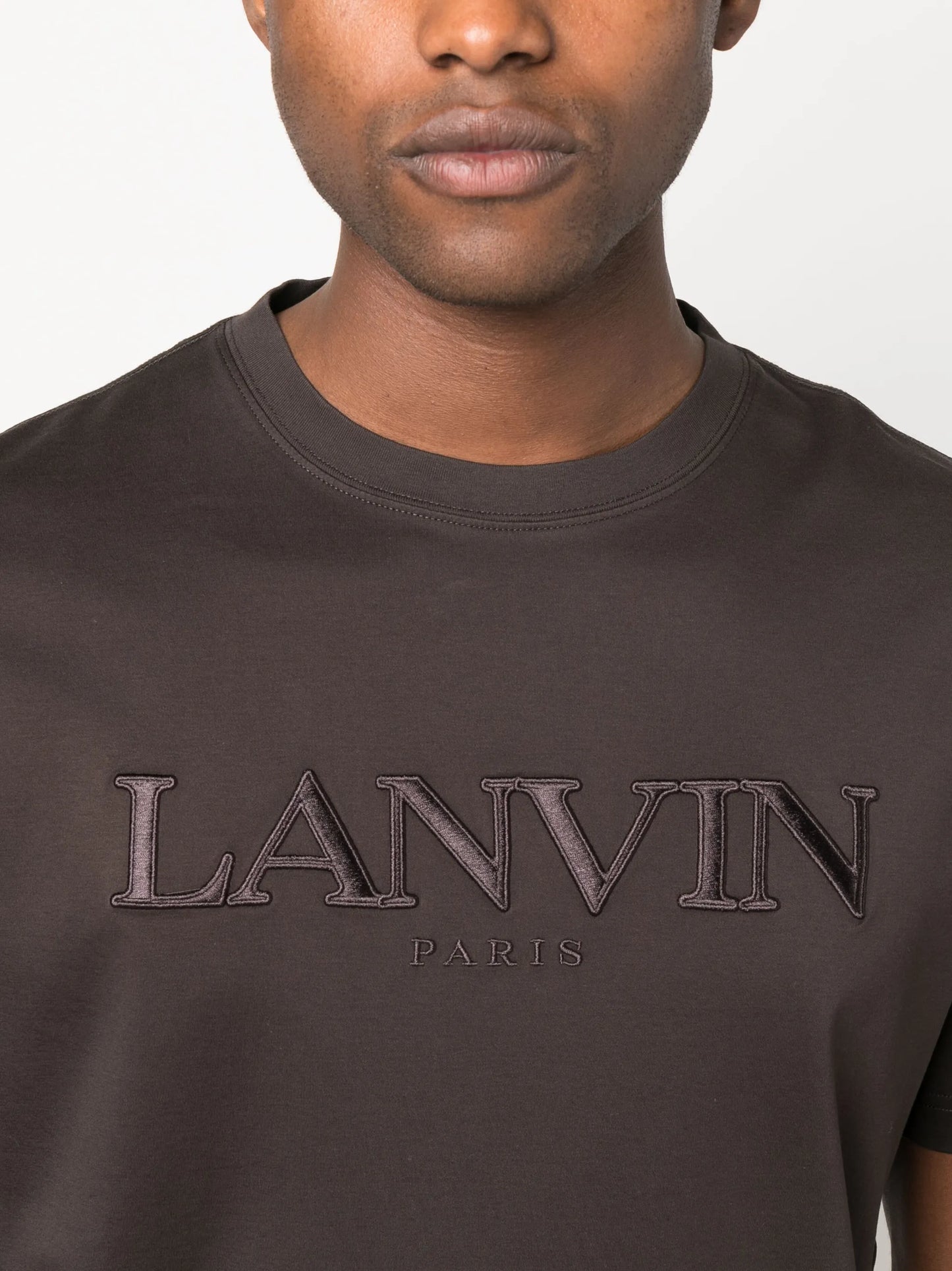 logo-embroidered short-sleeve T-shirt