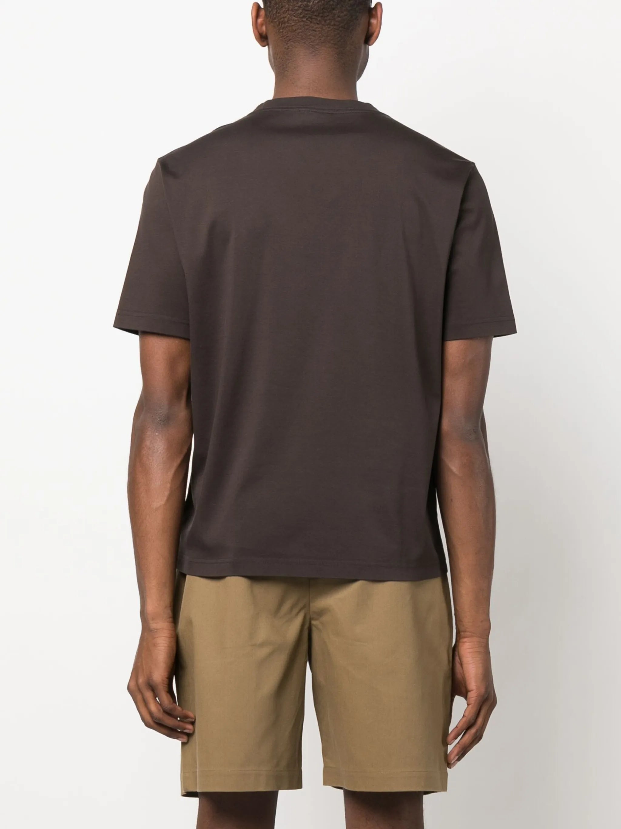 logo-embroidered short-sleeve T-shirt