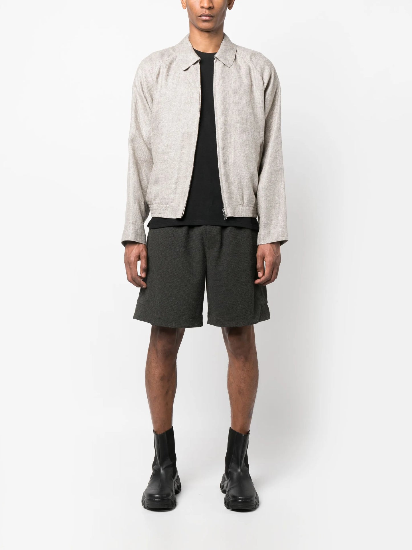 long-sleeve zip-up jacket