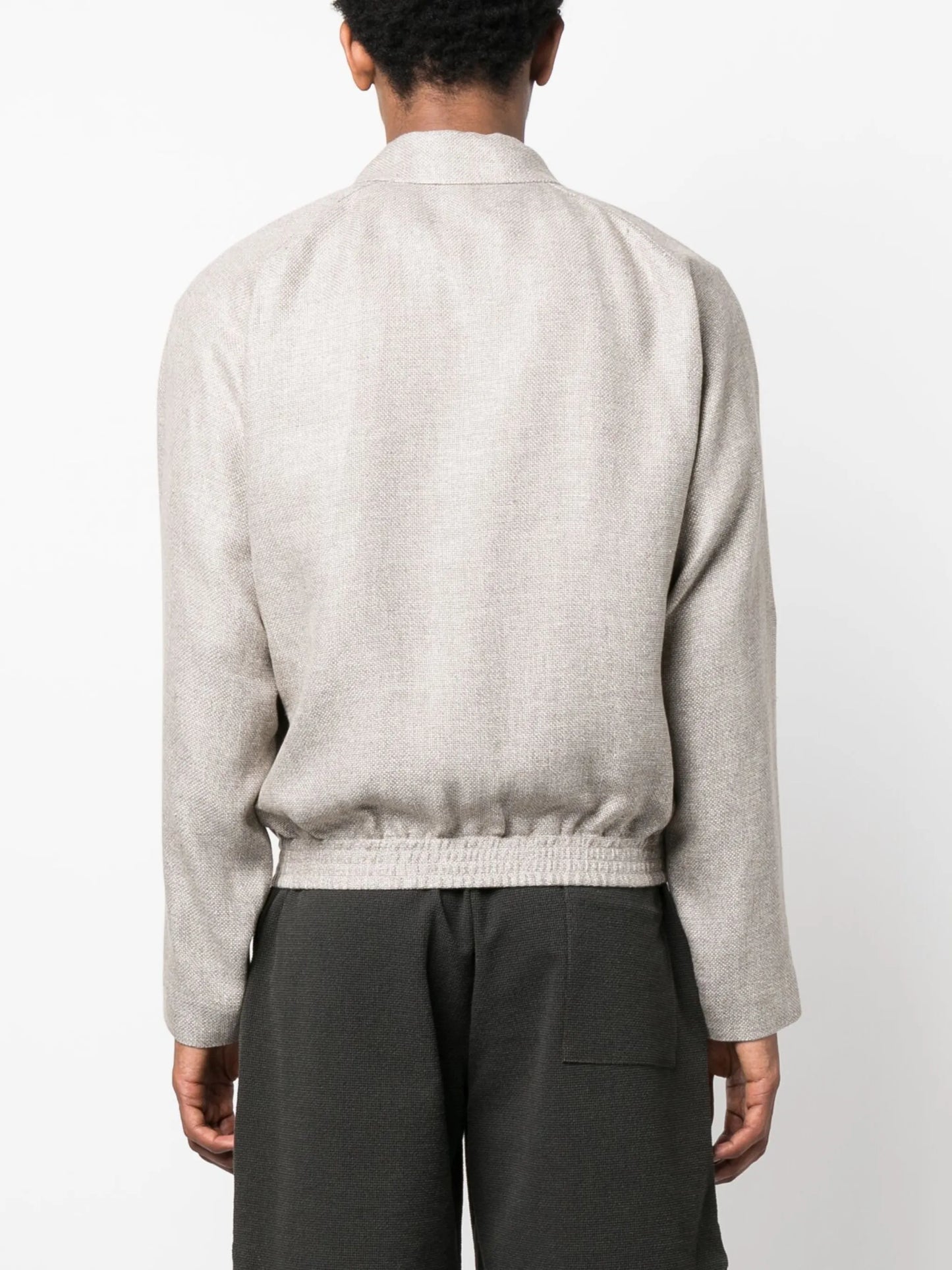long-sleeve zip-up jacket