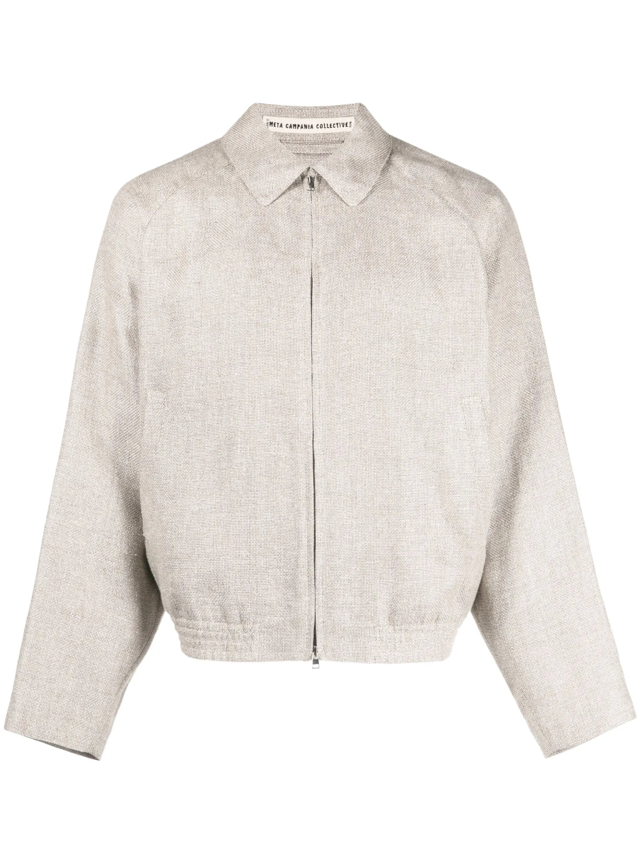 long-sleeve zip-up jacket