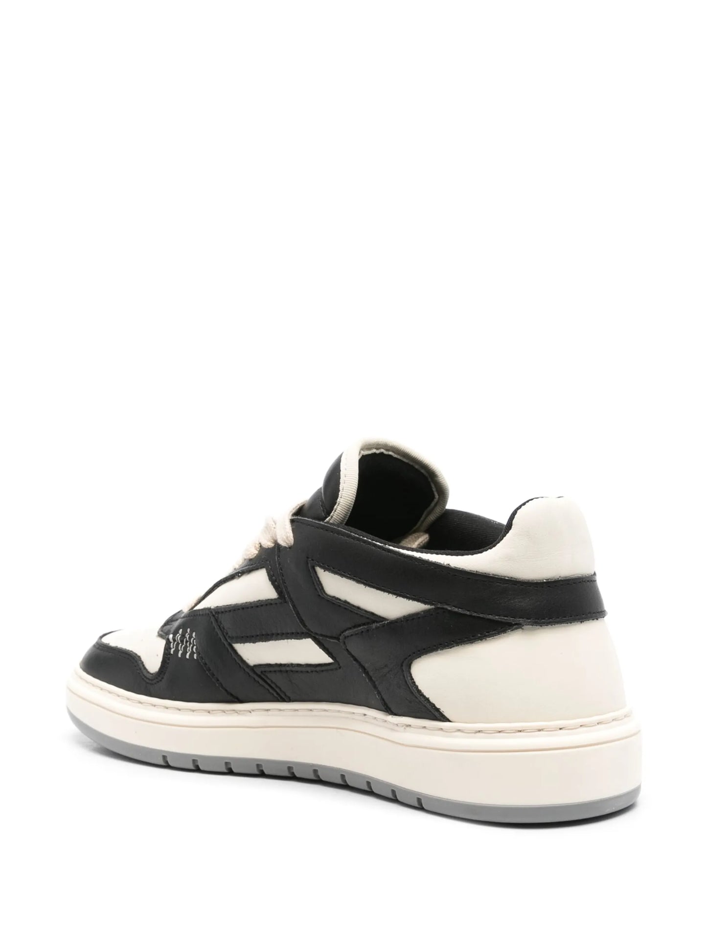 Reptor contrast leather sneakers