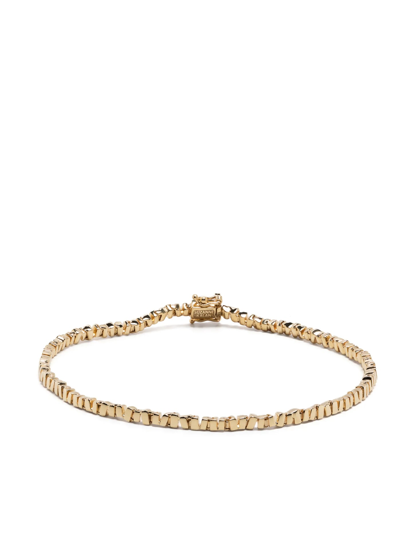 18kt yellow gold tennis bracelet