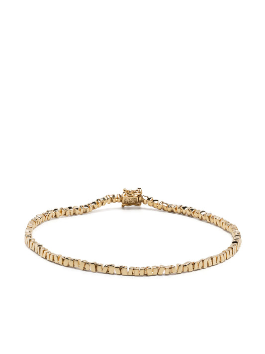 18kt yellow gold tennis bracelet