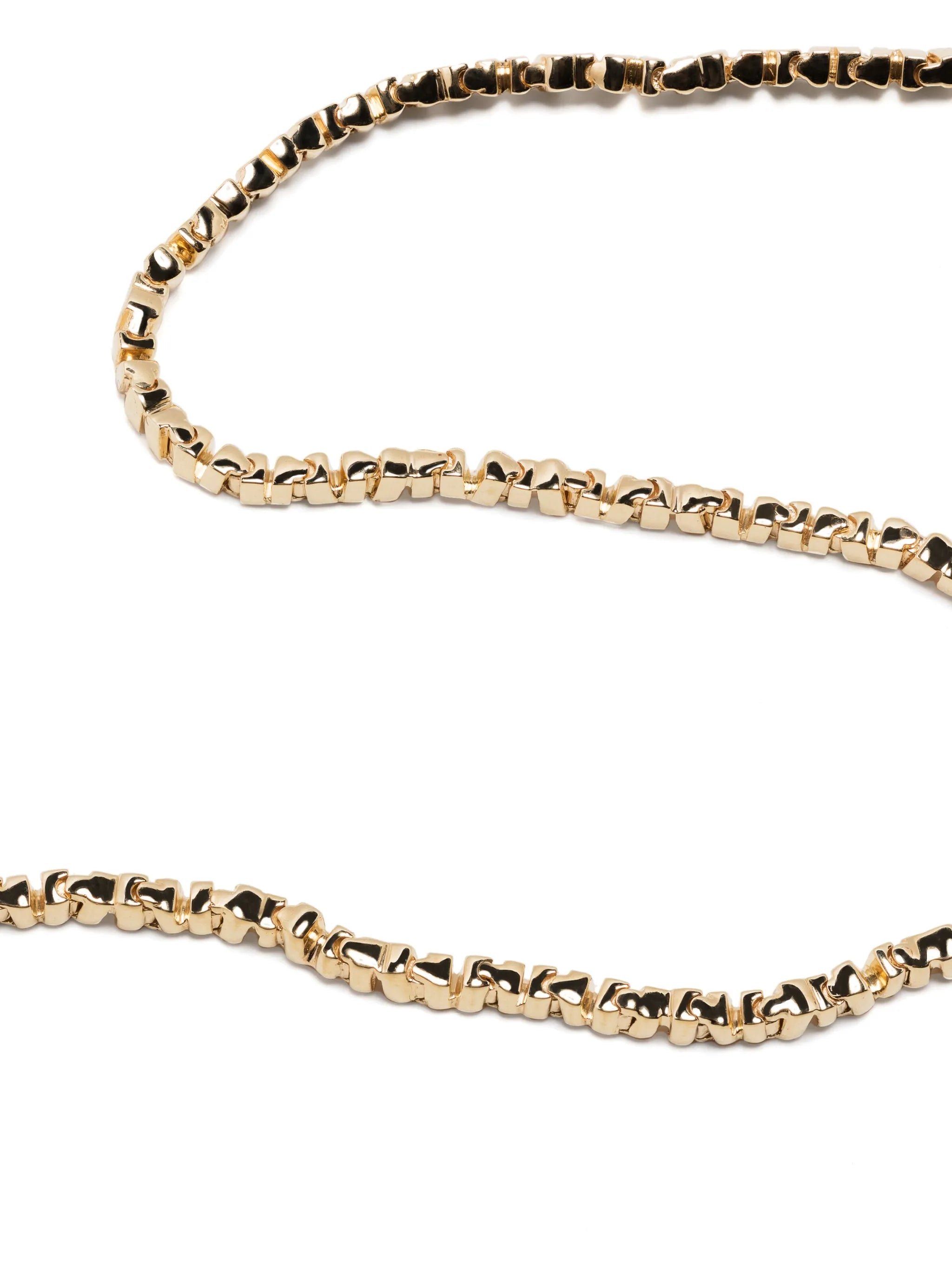 18kt yellow gold tennis bracelet