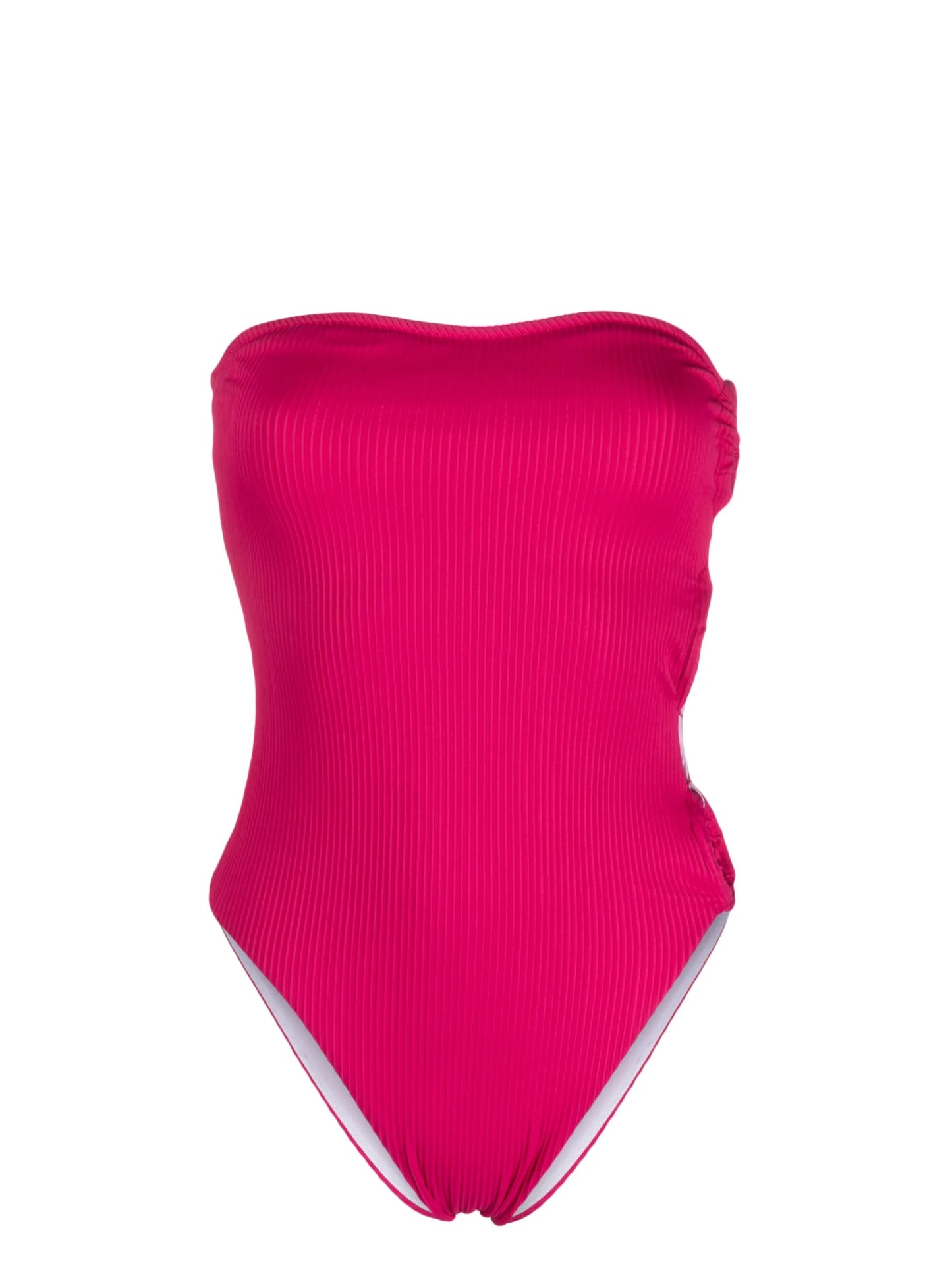 Rosa ring-detail ribbed swimsuit