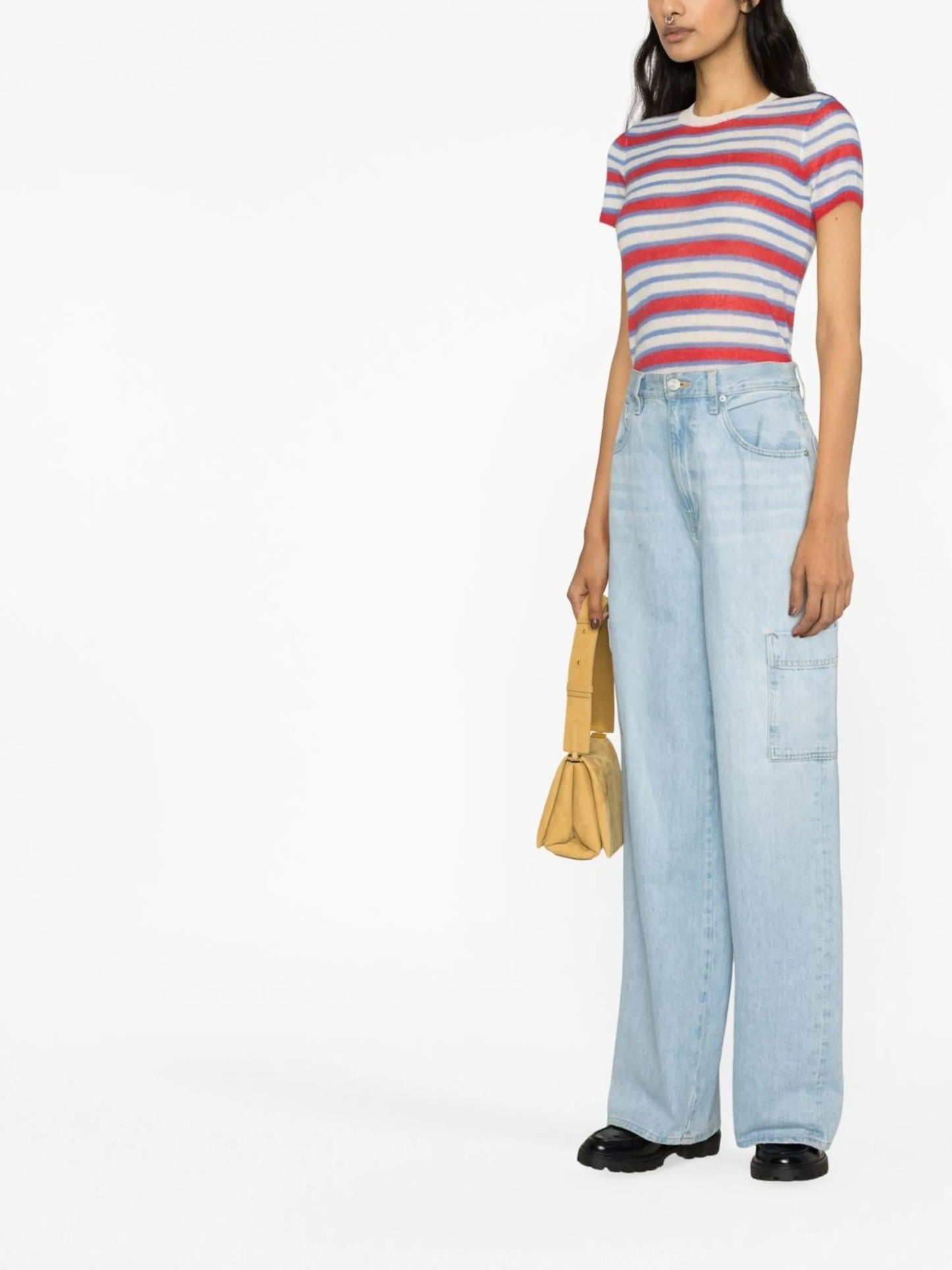 striped knitted top
