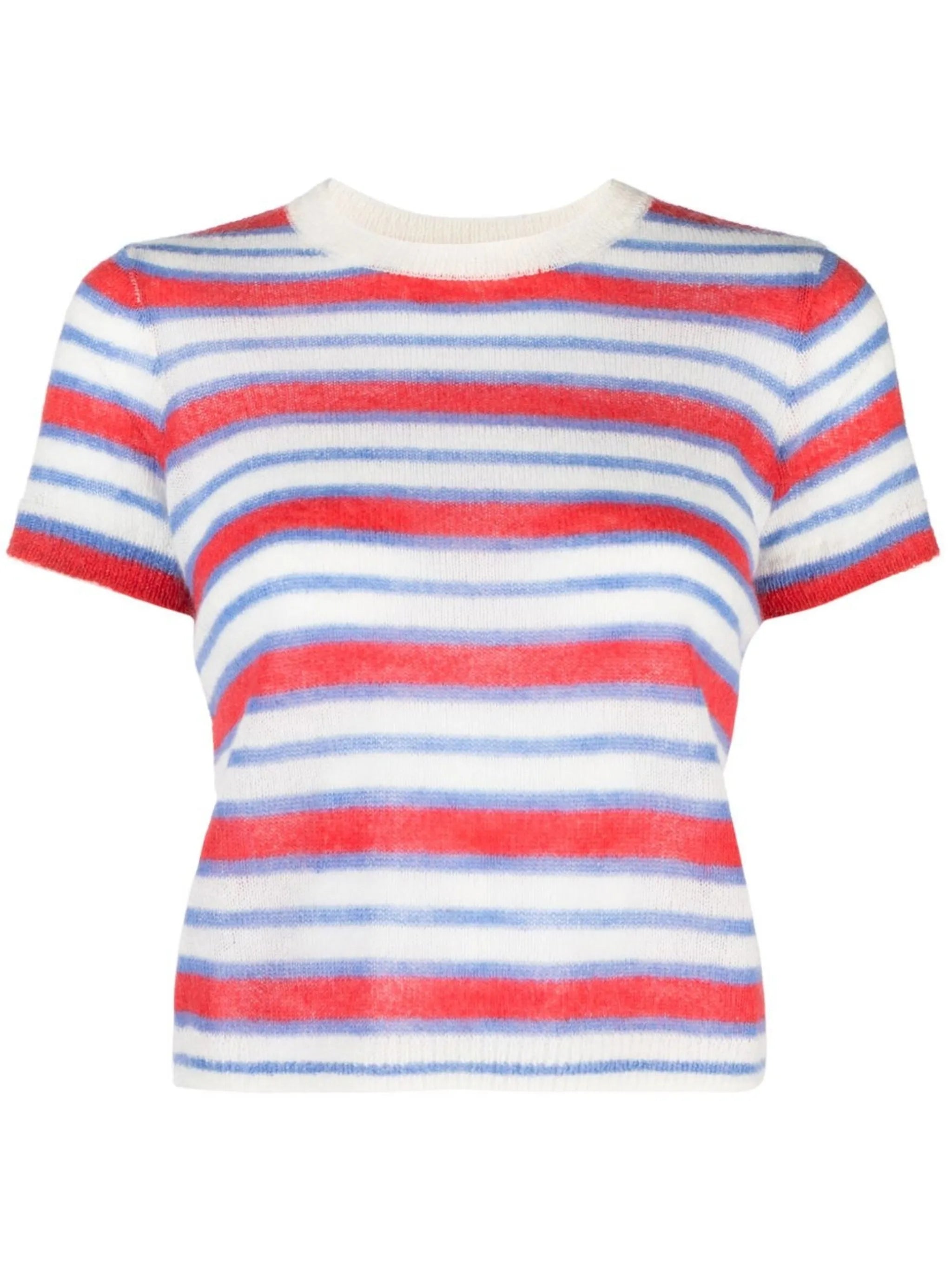 striped knitted top
