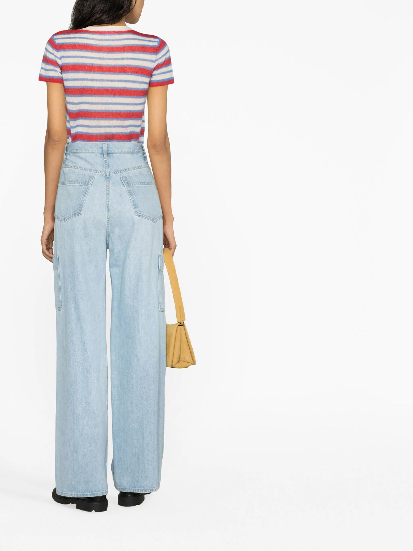 striped knitted top