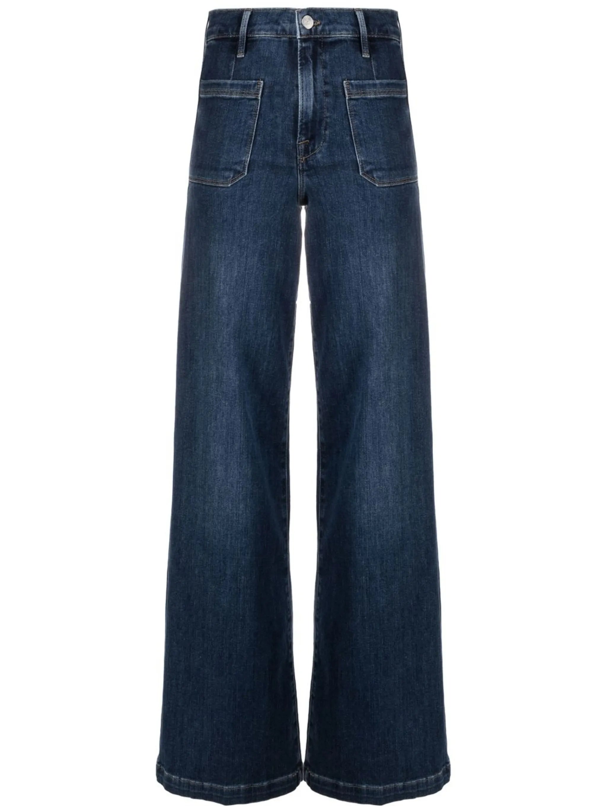 mid-rise bootcut jeans