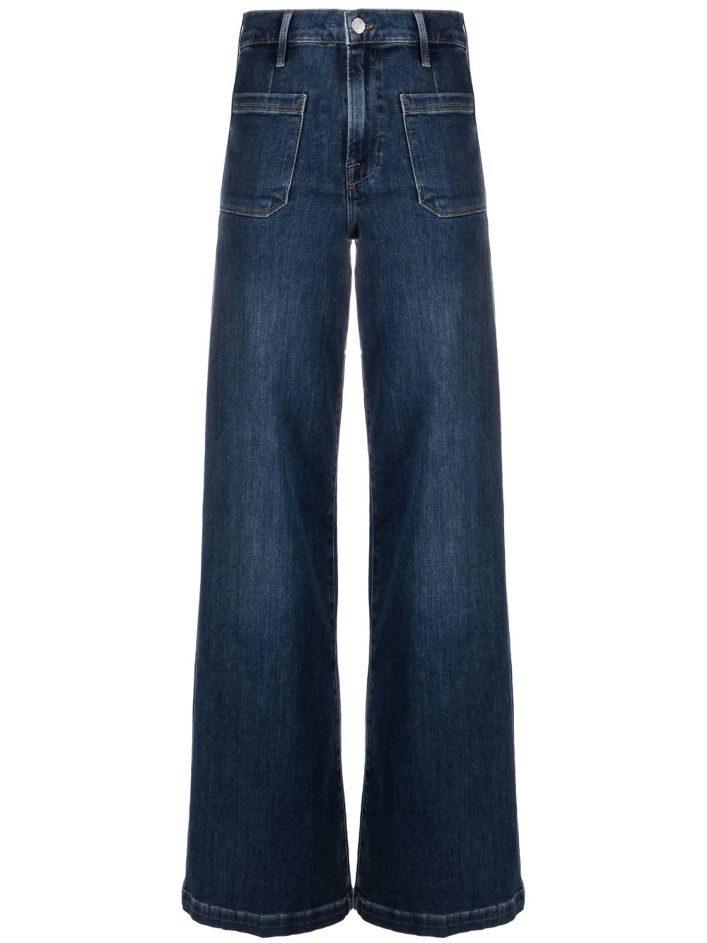 mid-rise bootcut jeans