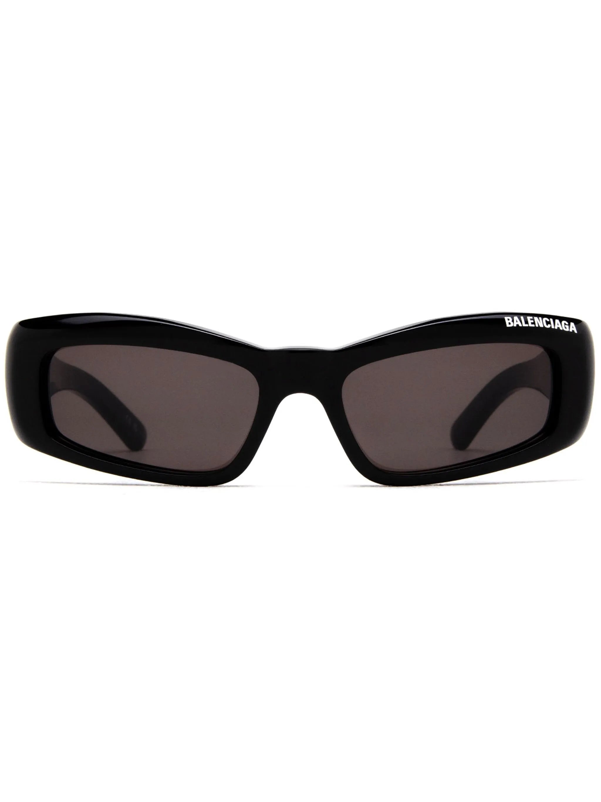 logo-print square-frame sunglasses