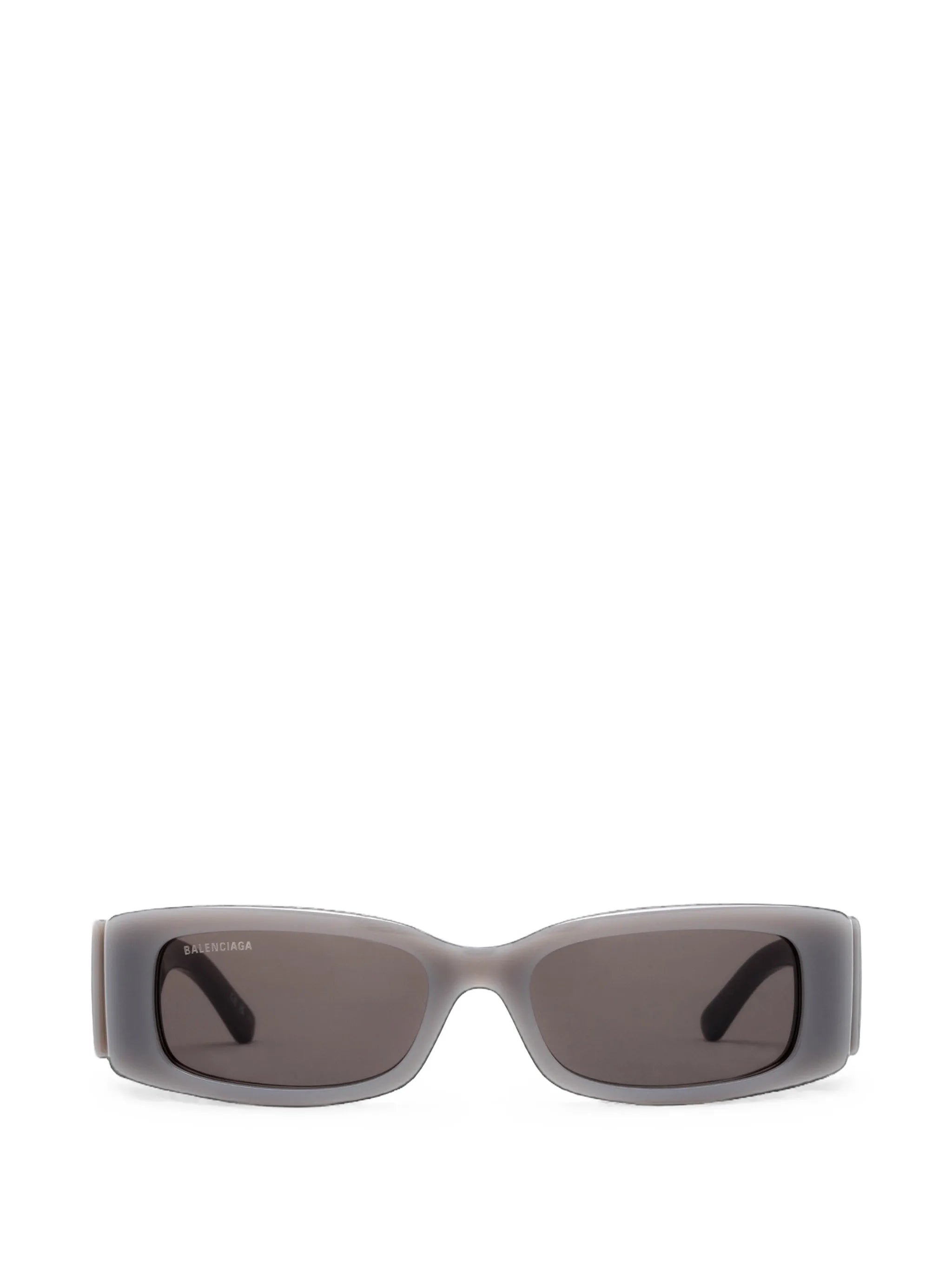 square-frame logo-print sunglasses
