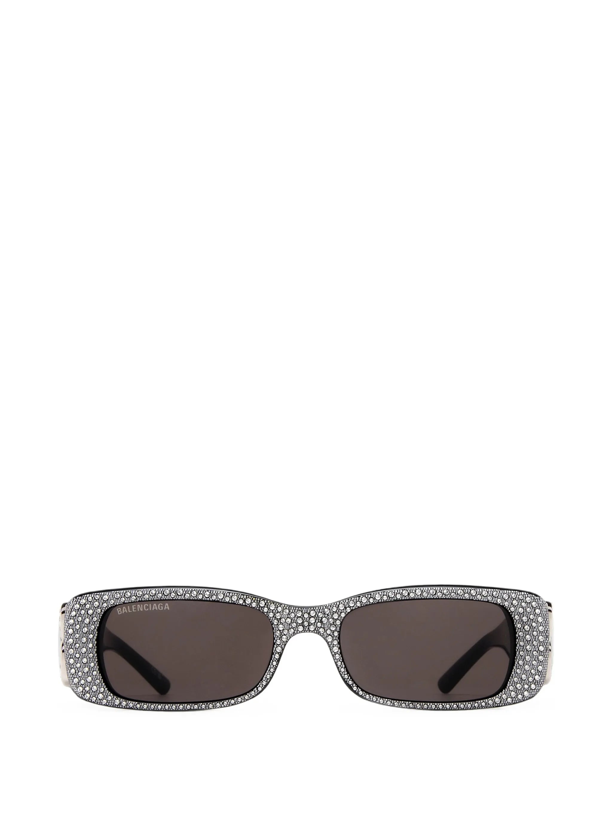 crystal-embellished square-frame sunglasses