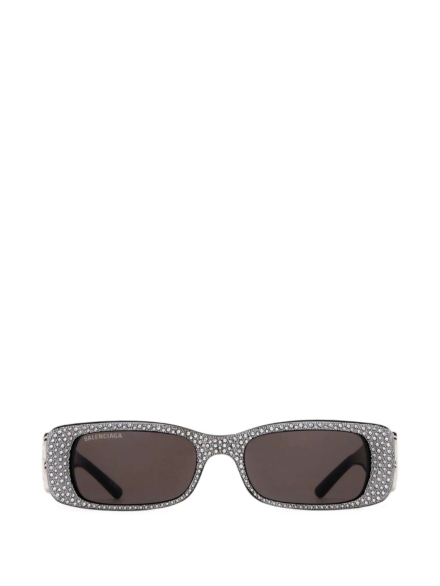 crystal-embellished square-frame sunglasses