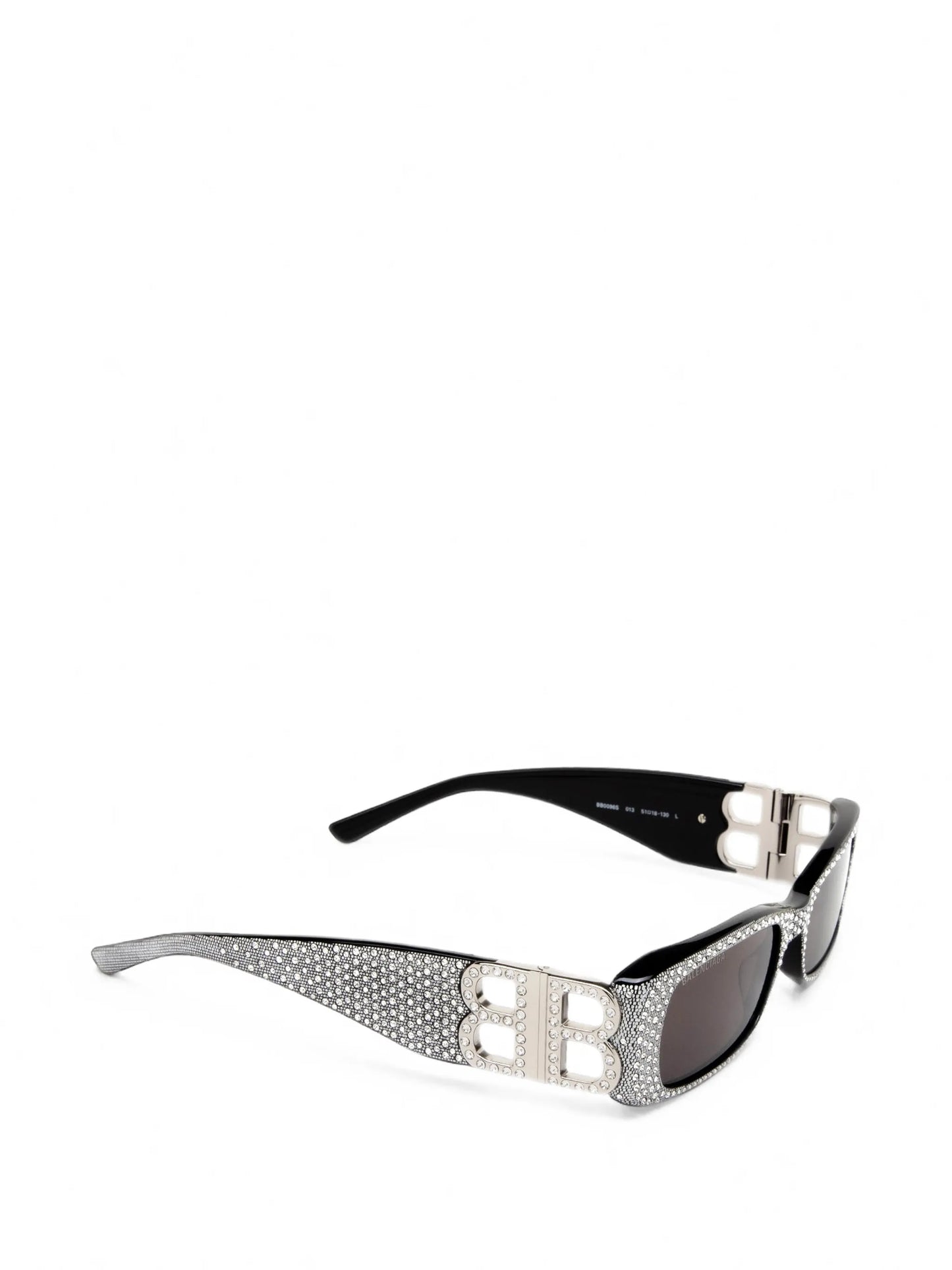 crystal-embellished square-frame sunglasses