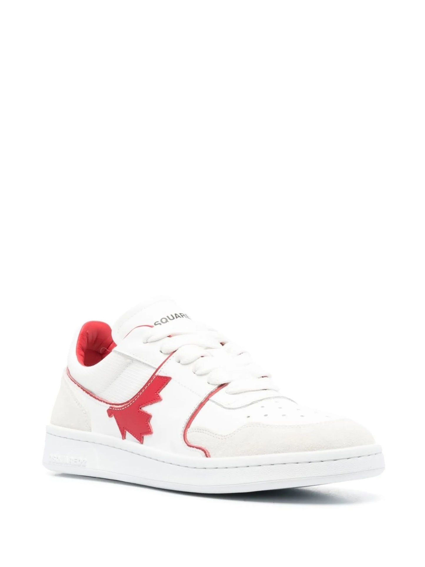 maple leaf lace-up sneakers