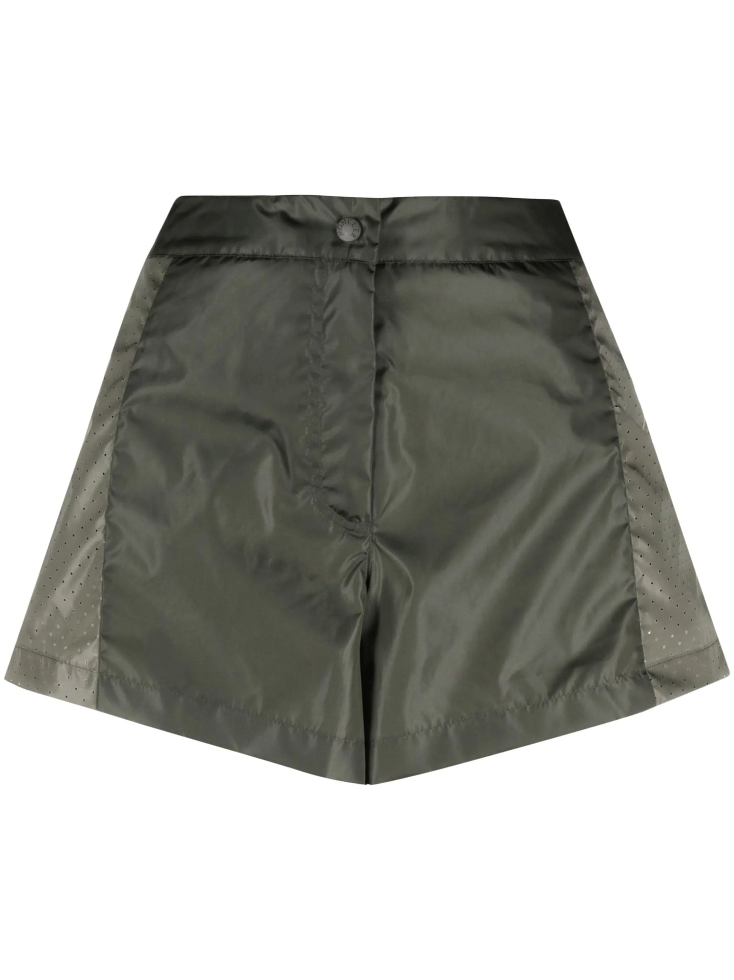 logo-embossed two-tone shorts