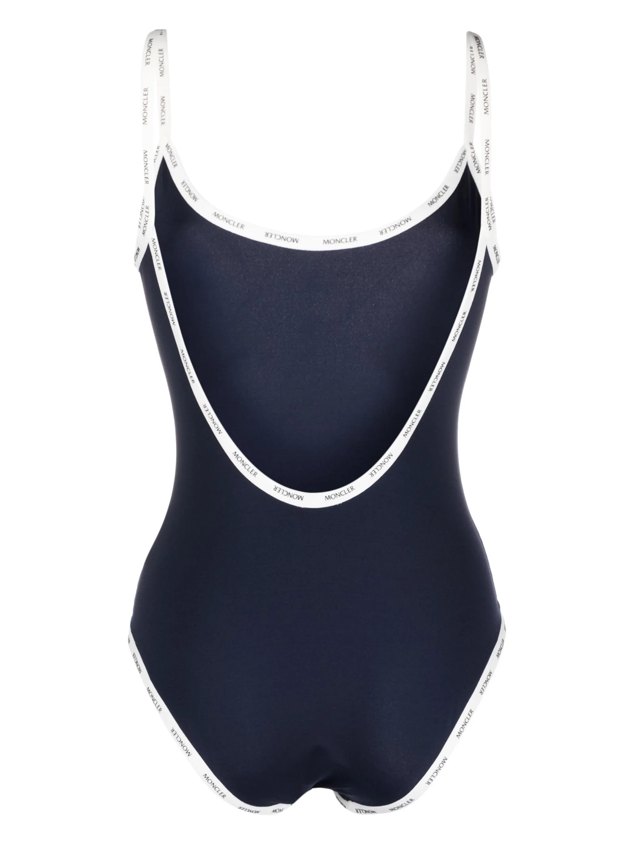 logo-tape swimsuit