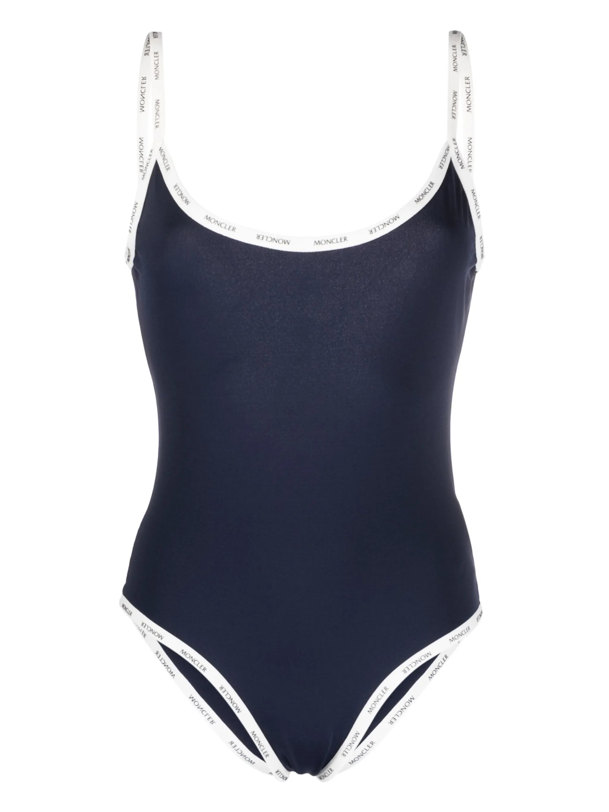 logo-tape swimsuit