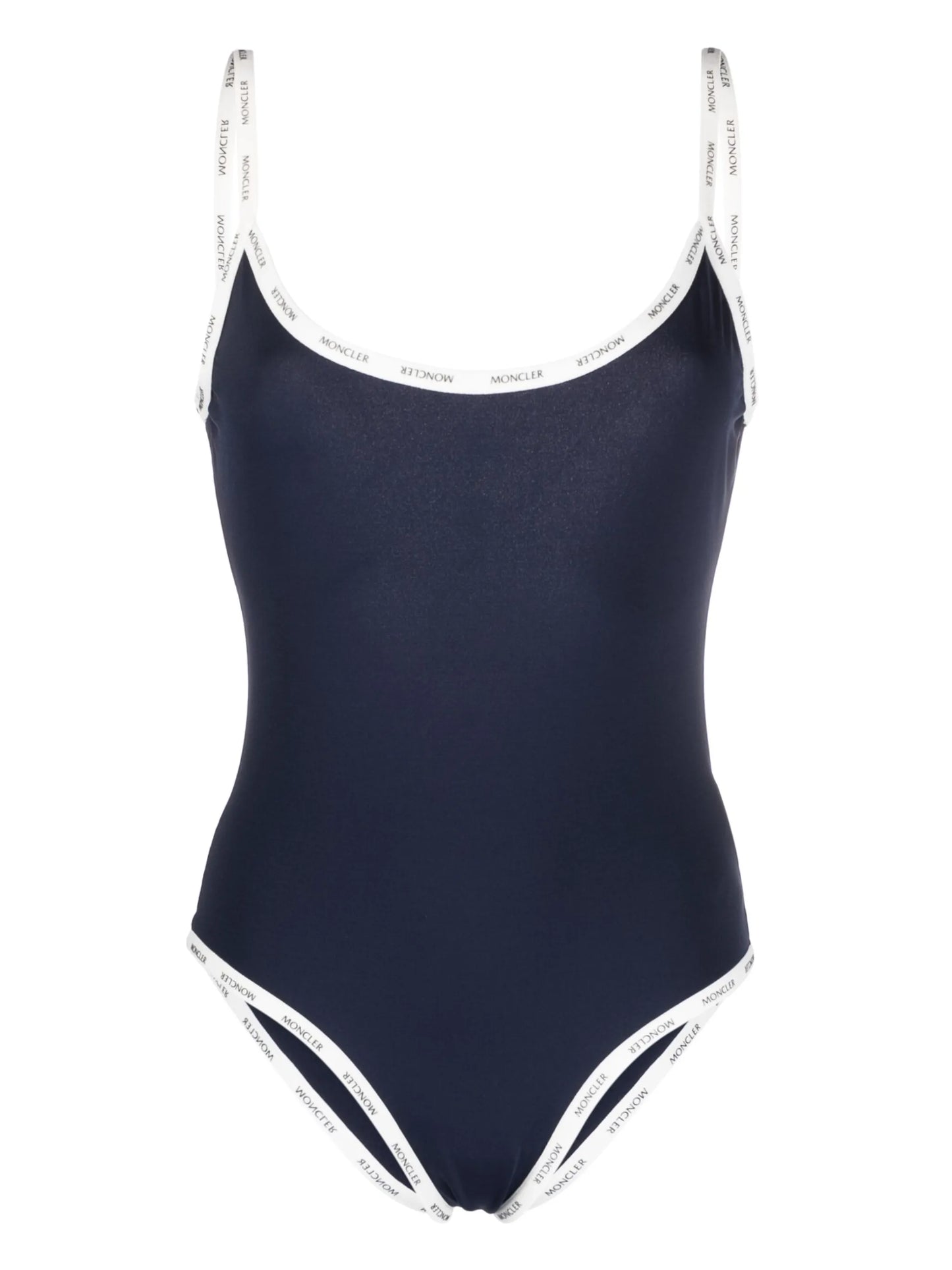 logo-tape swimsuit