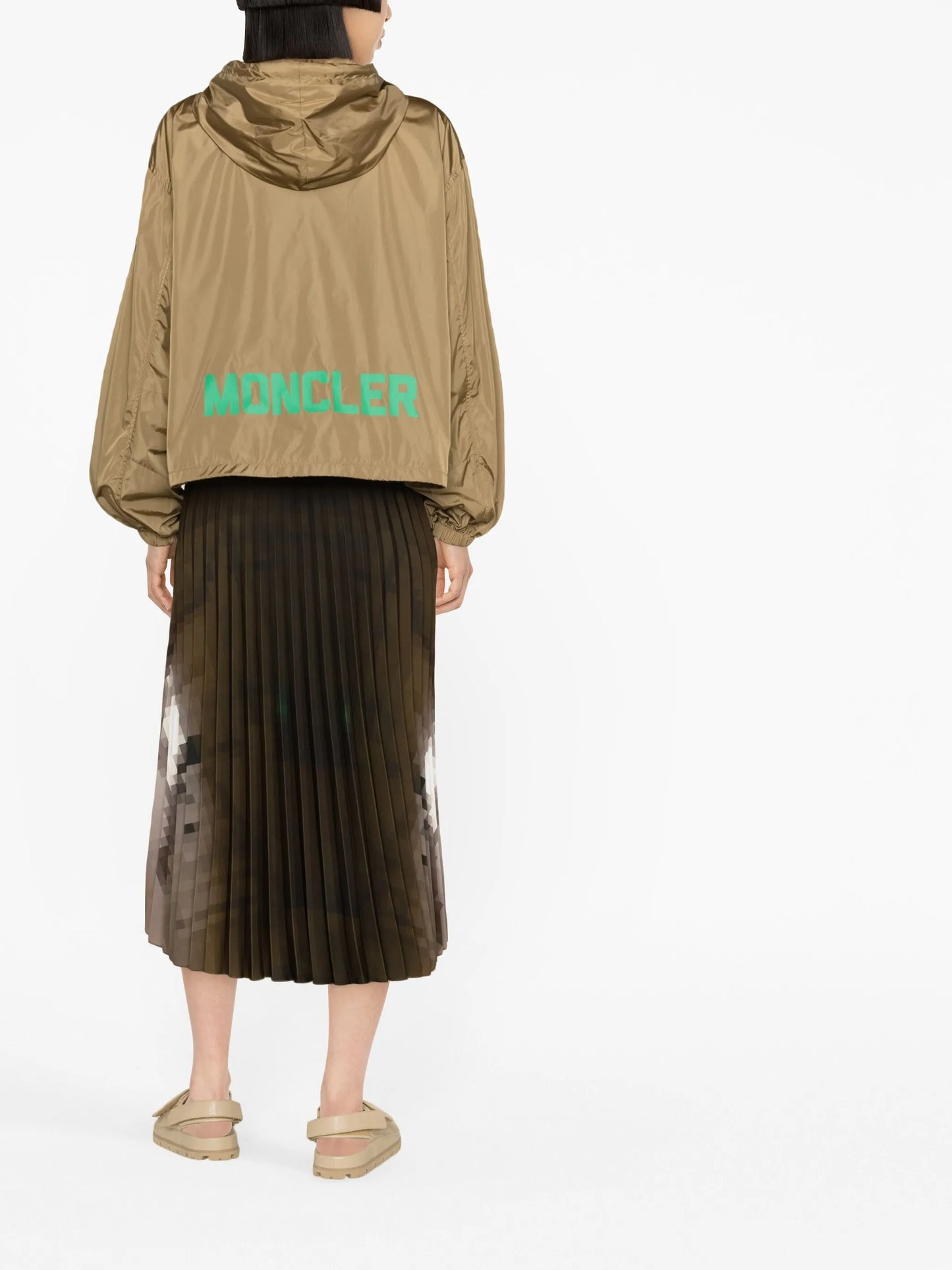 Vernois logo-print hooded jacket
