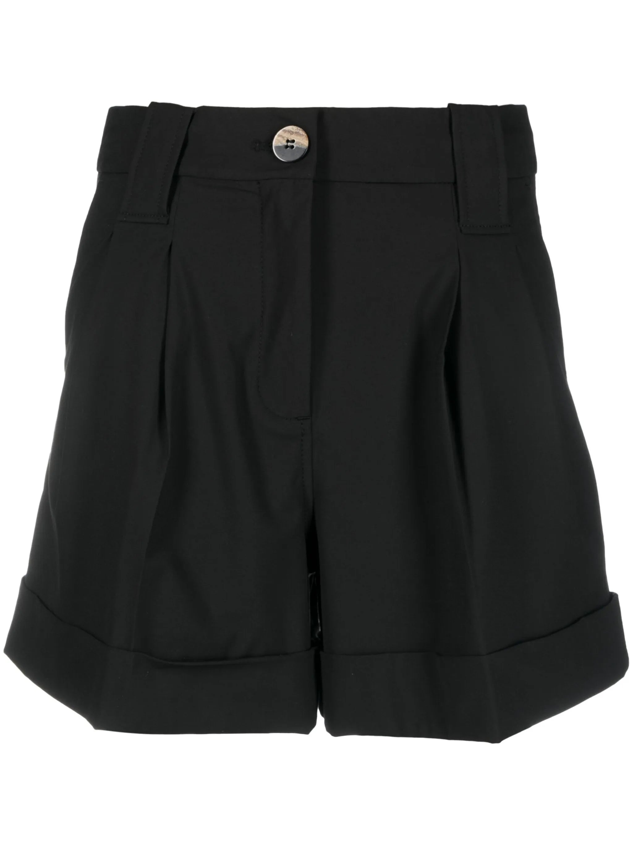 Drapey high-waisted shorts