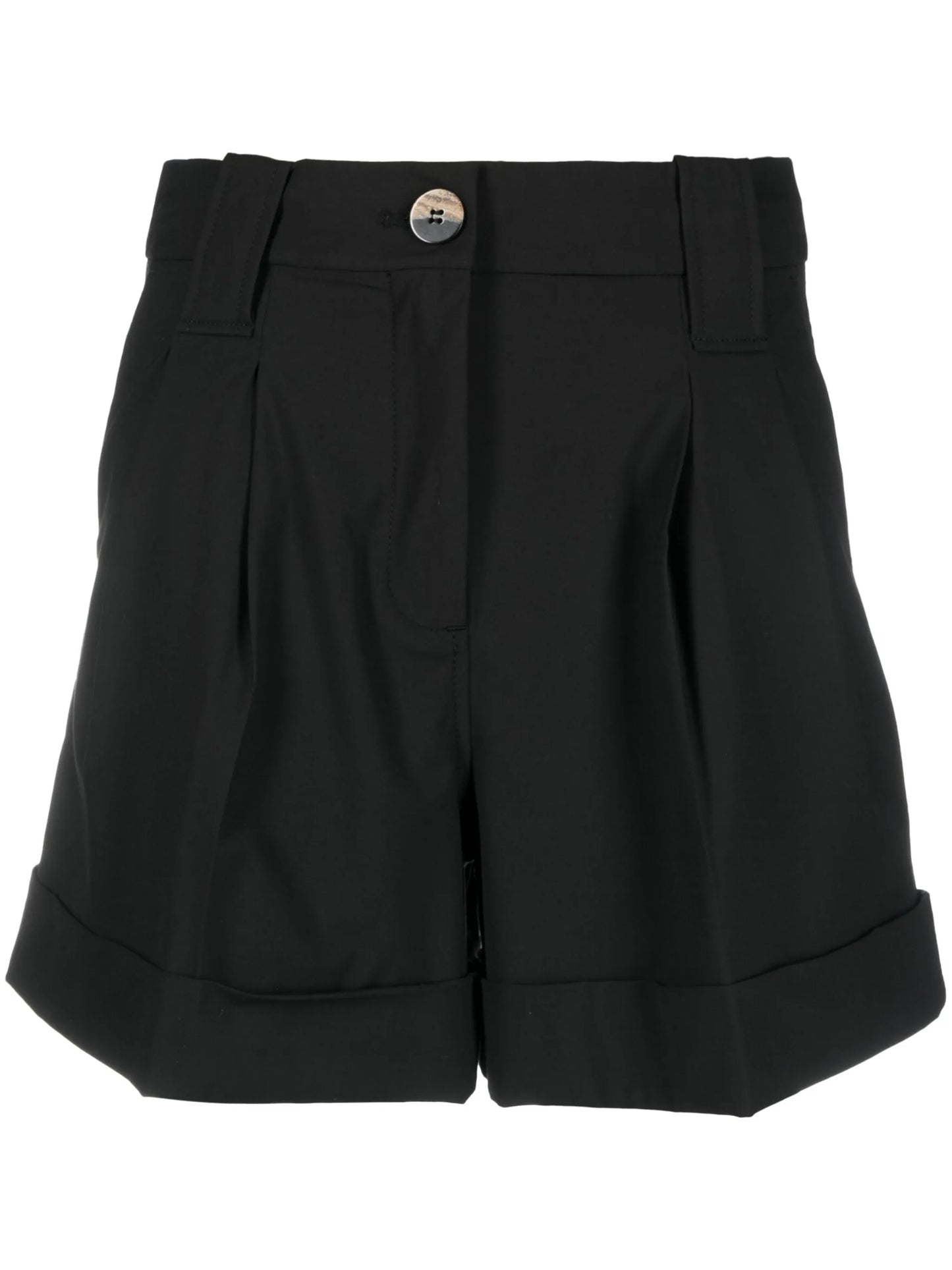 Drapey high-waisted shorts