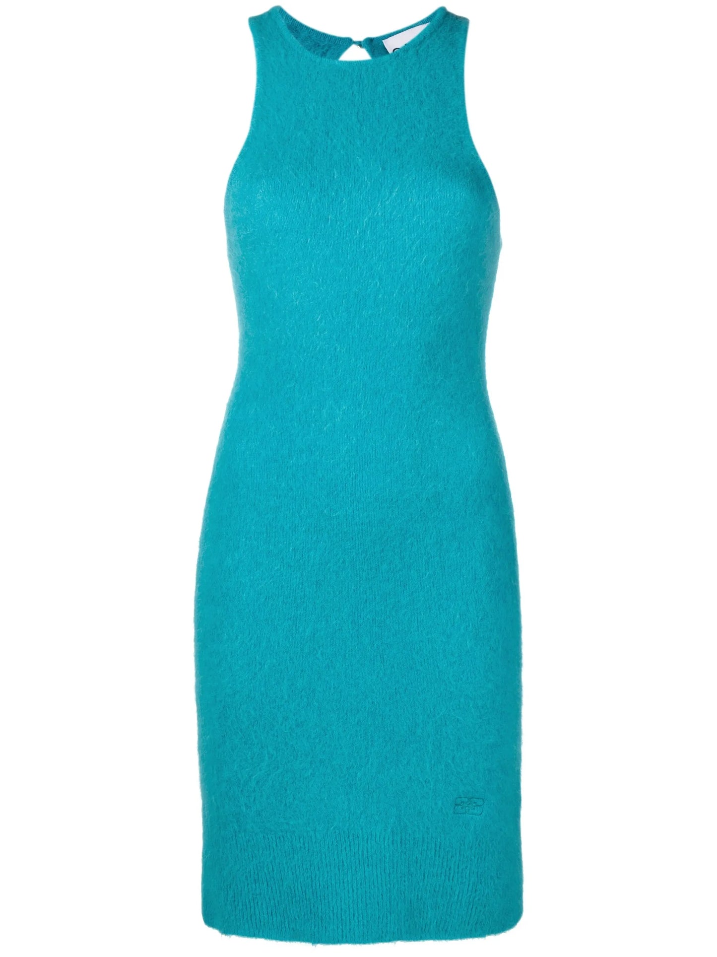 sleeveless knitted dress
